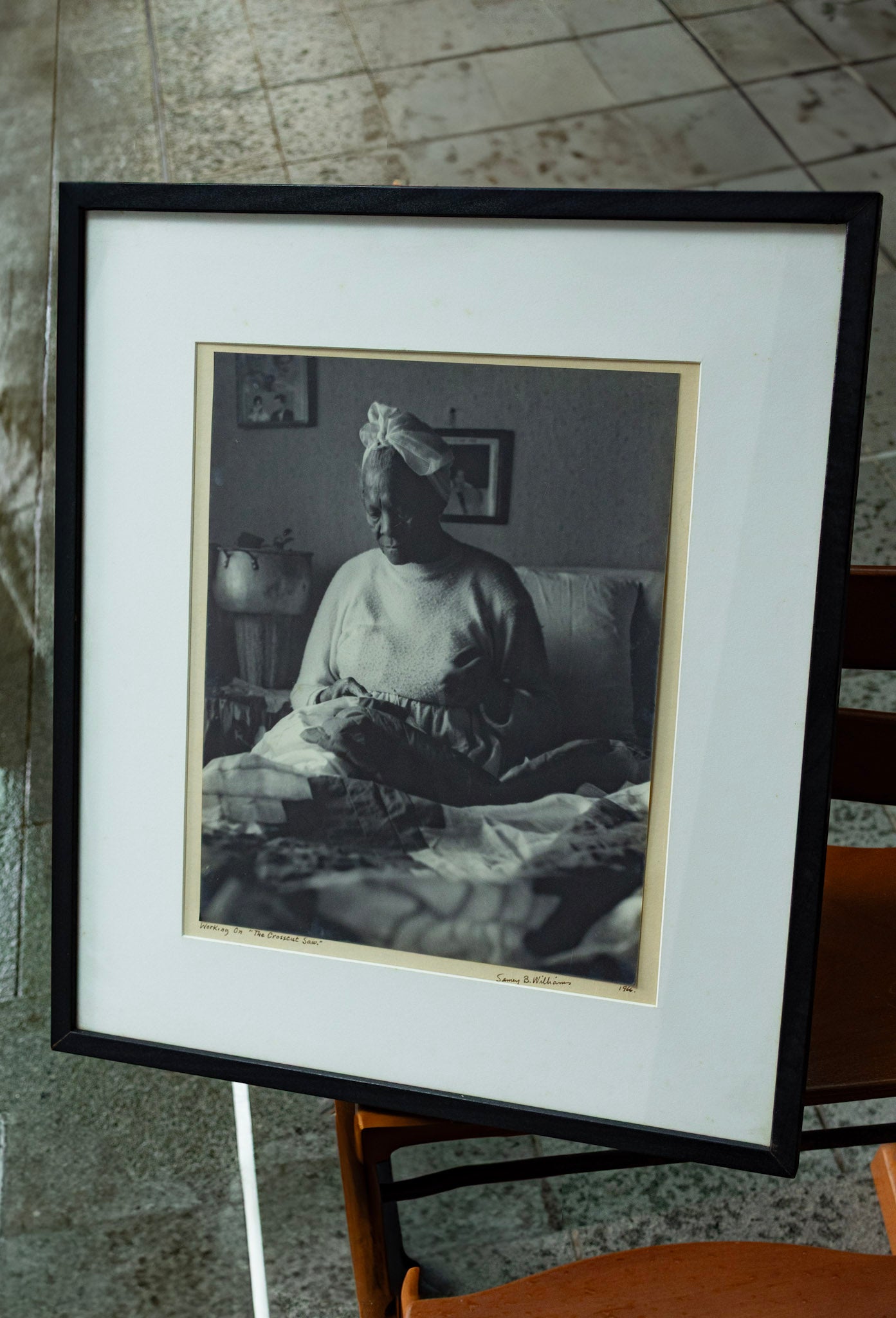 Sammy B.Williams, Working On “The Crosscut Saw”, 1966