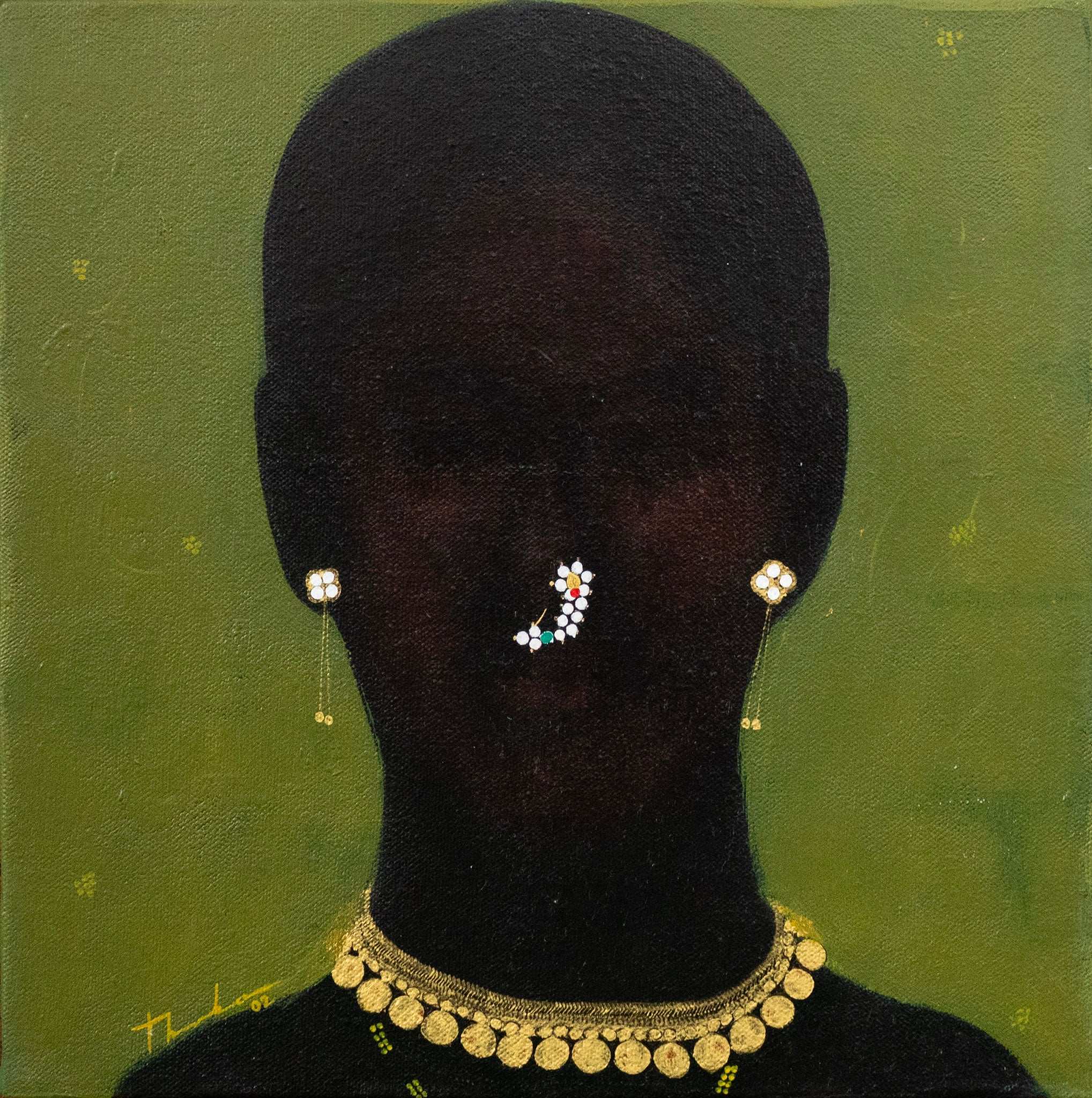 Unknown Artist, Untitled (Portrait of a Woman), 2002