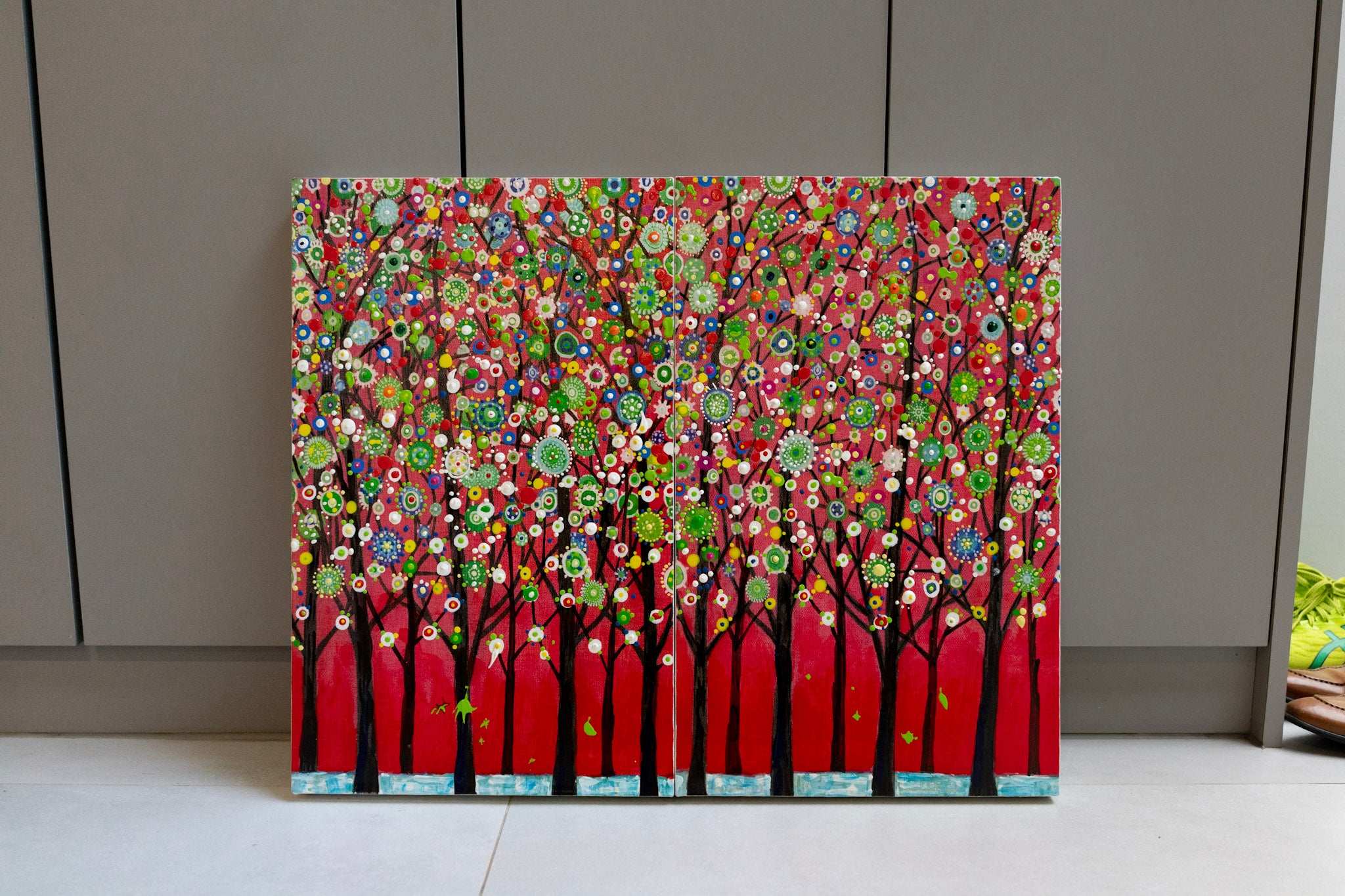 Wachara Hounphirom, Untitled (Red Forest), Undated