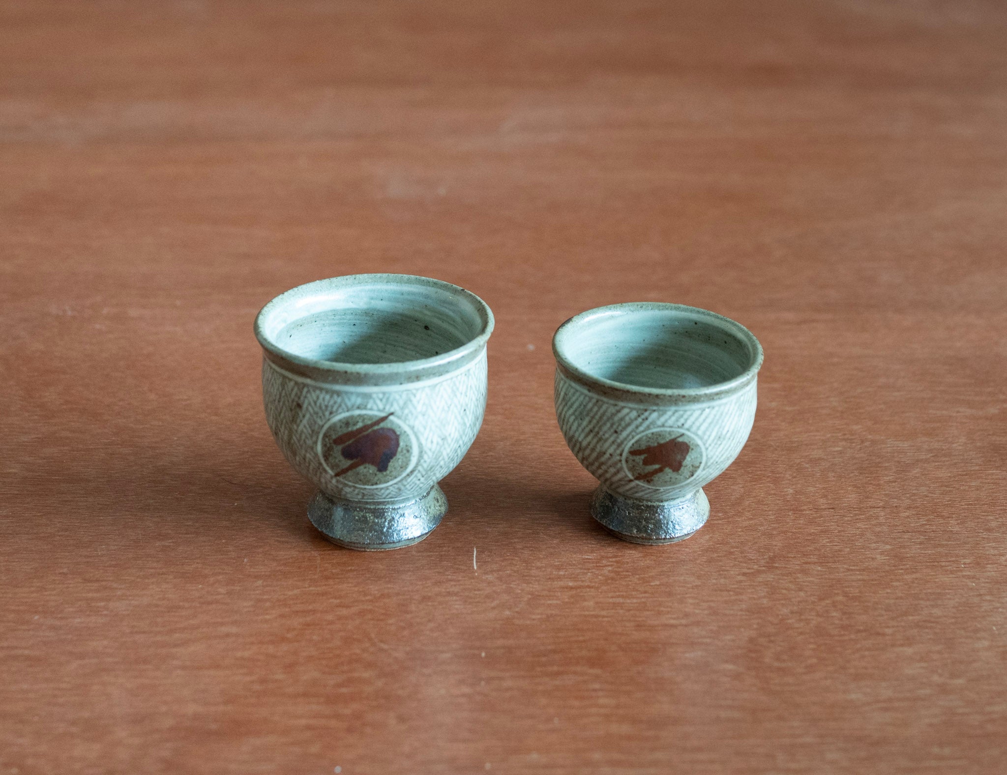 Shimaoka Tatsuzo, Untitled (Braided Cups), Undated