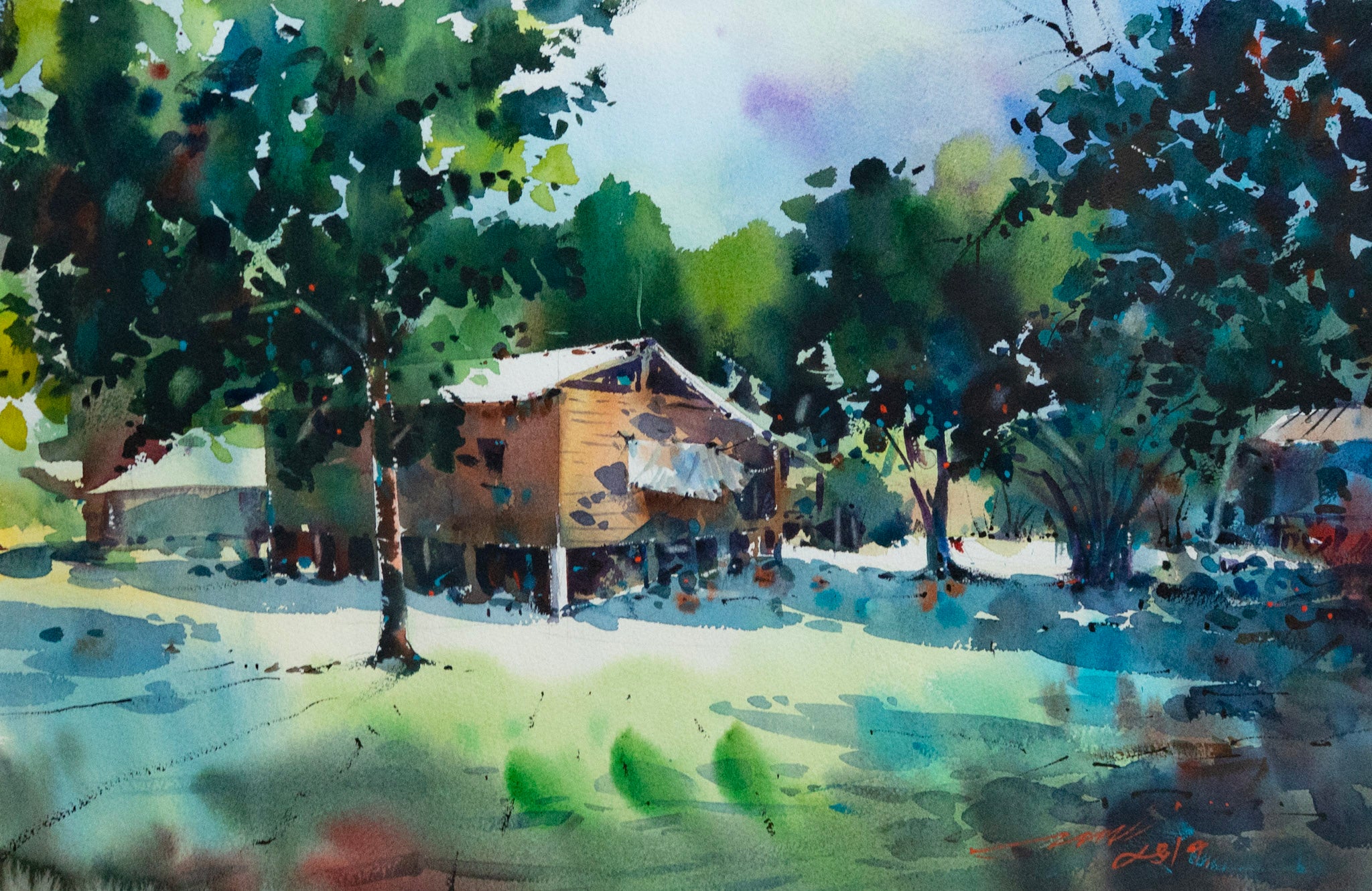 Thaworn Merurat, Untitled (Surrounded by the Forest), 2019