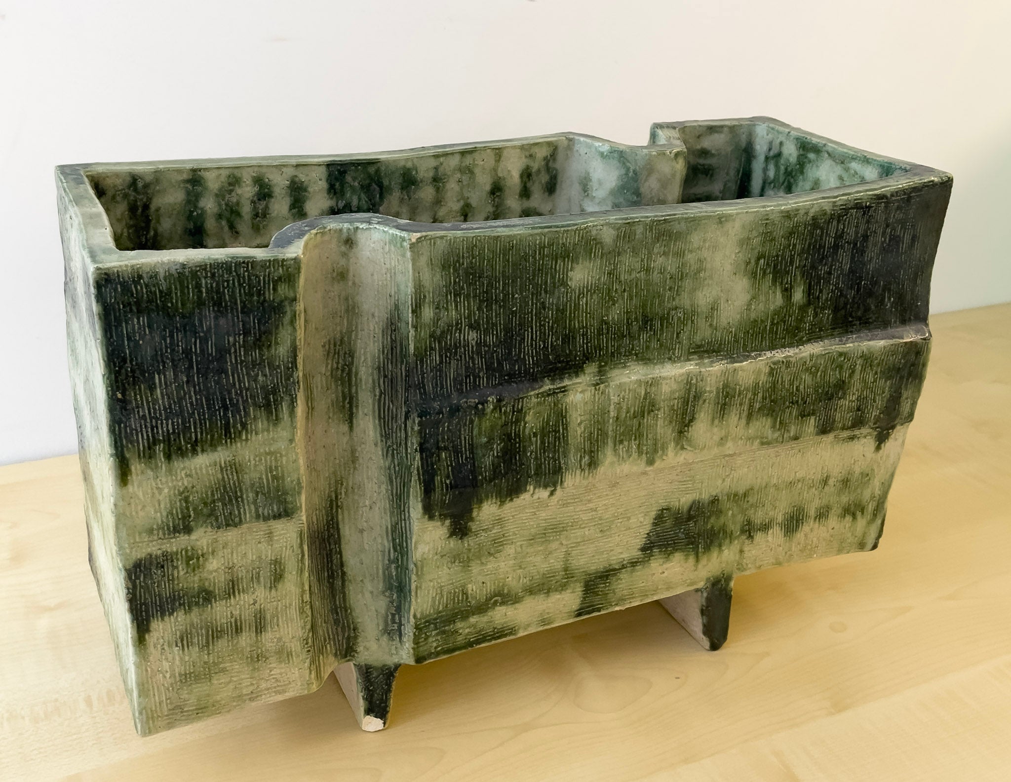 Unknown Artist, Untitled (Green Rectangular Vase), Undated