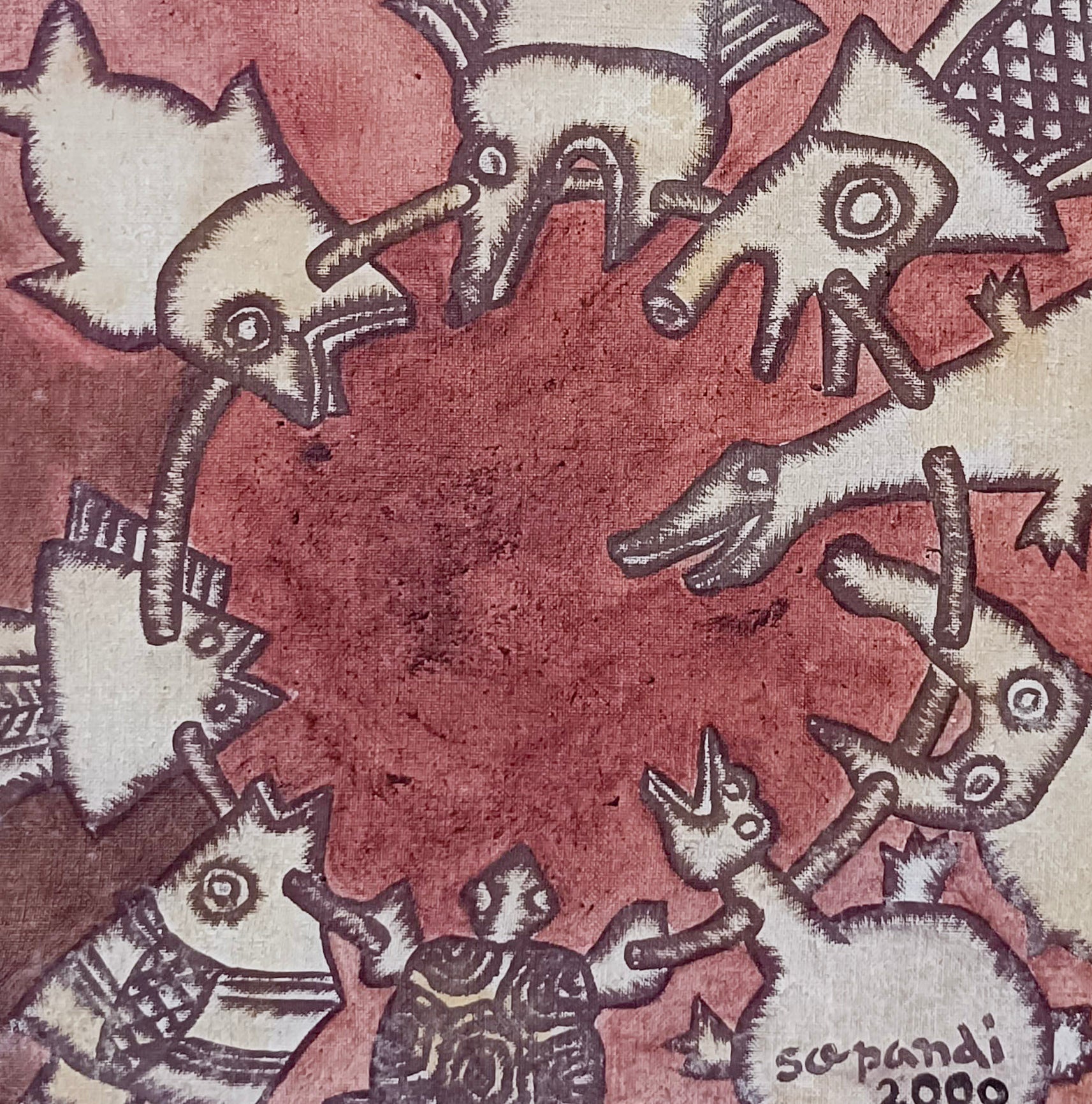 Achmad Sopandi Hasan, Untitled (Unity of Life), 2000