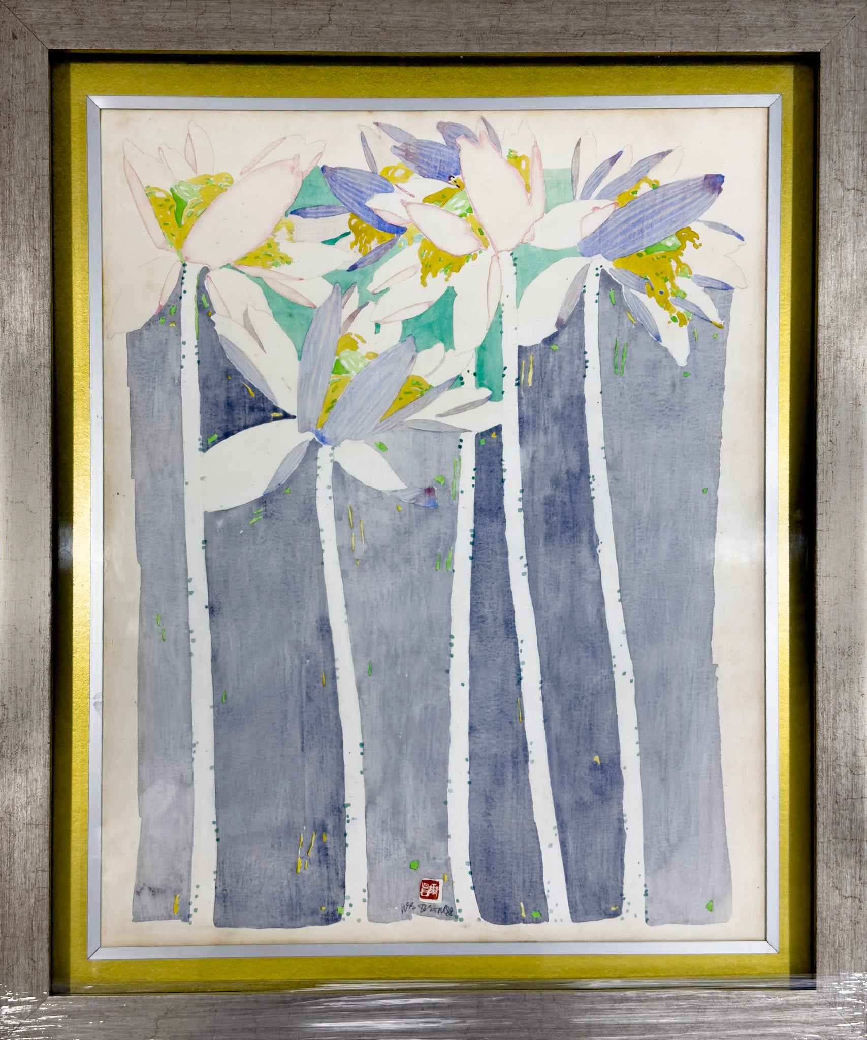 Teng Nee Cheong, Untitled (White Lotus), 1988