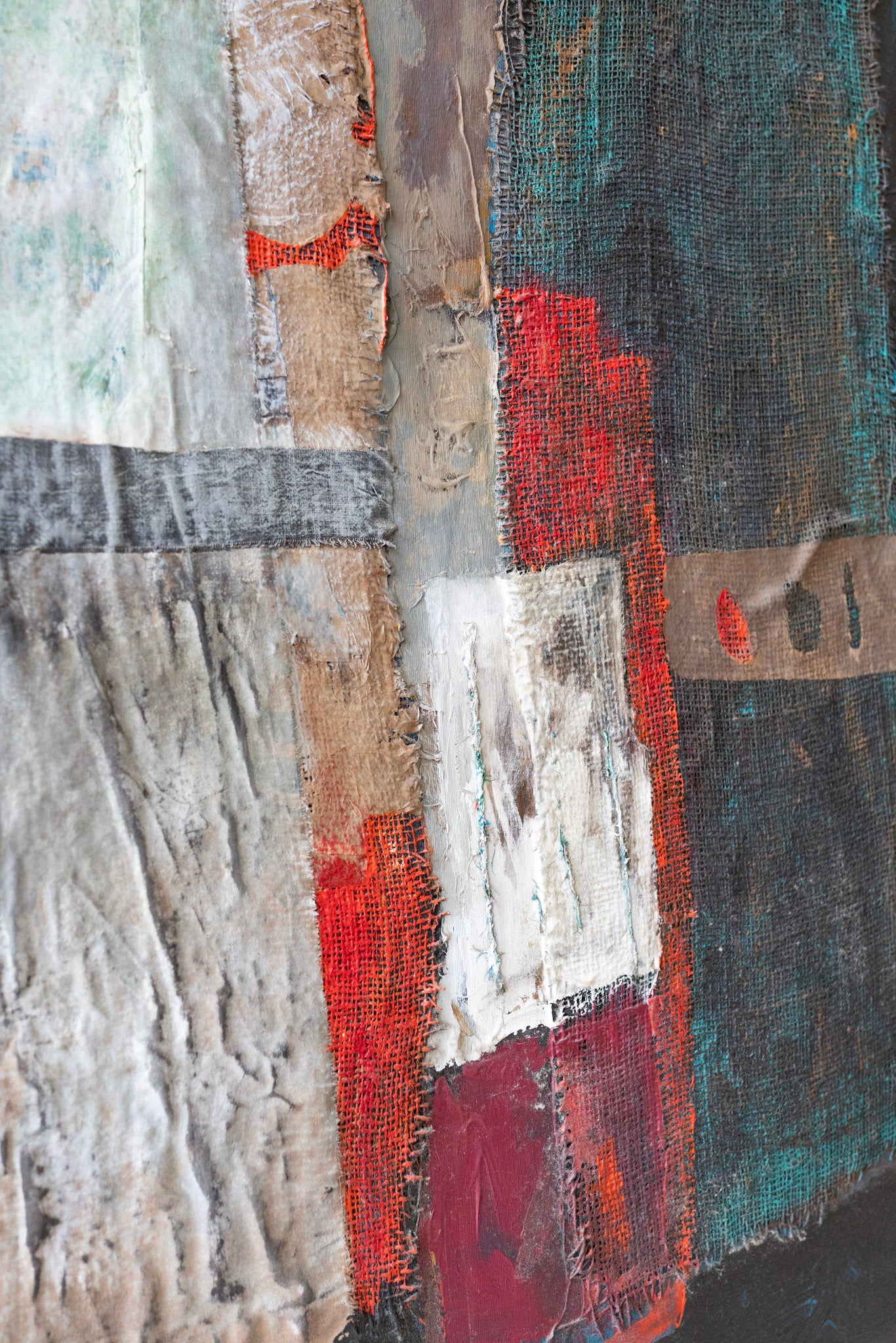 Tan Chin Chin, Untitled (Red and Green), 1991