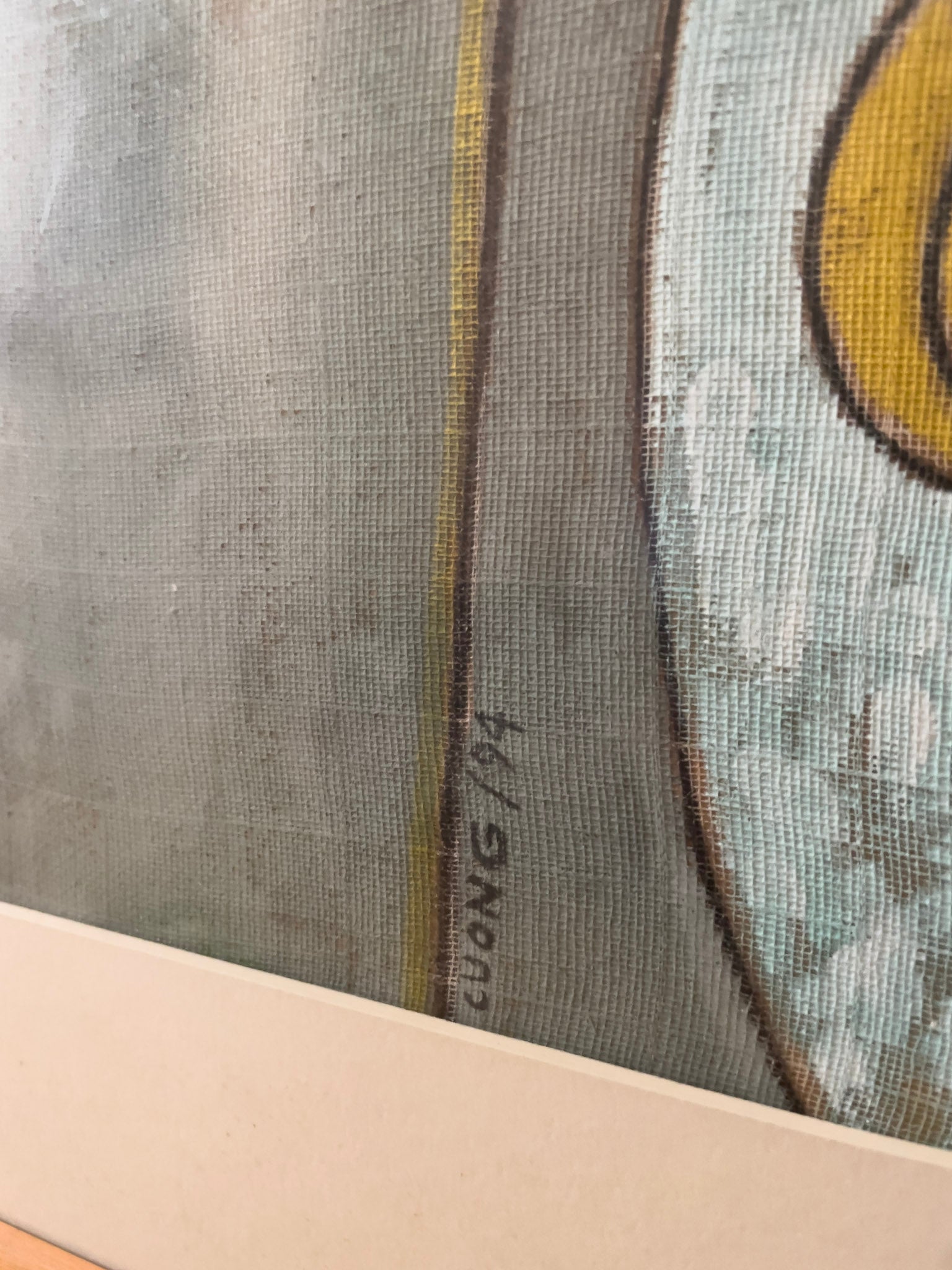 Le Thiet Cuong, Untitled (Figure with Flower), 1994