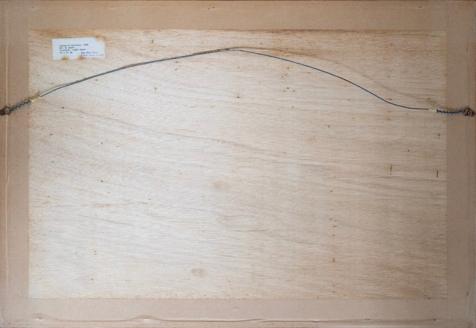 Lin Hsin Hsin, Breeze, Whisper, Chirps & Twitters (Triptych), 1988