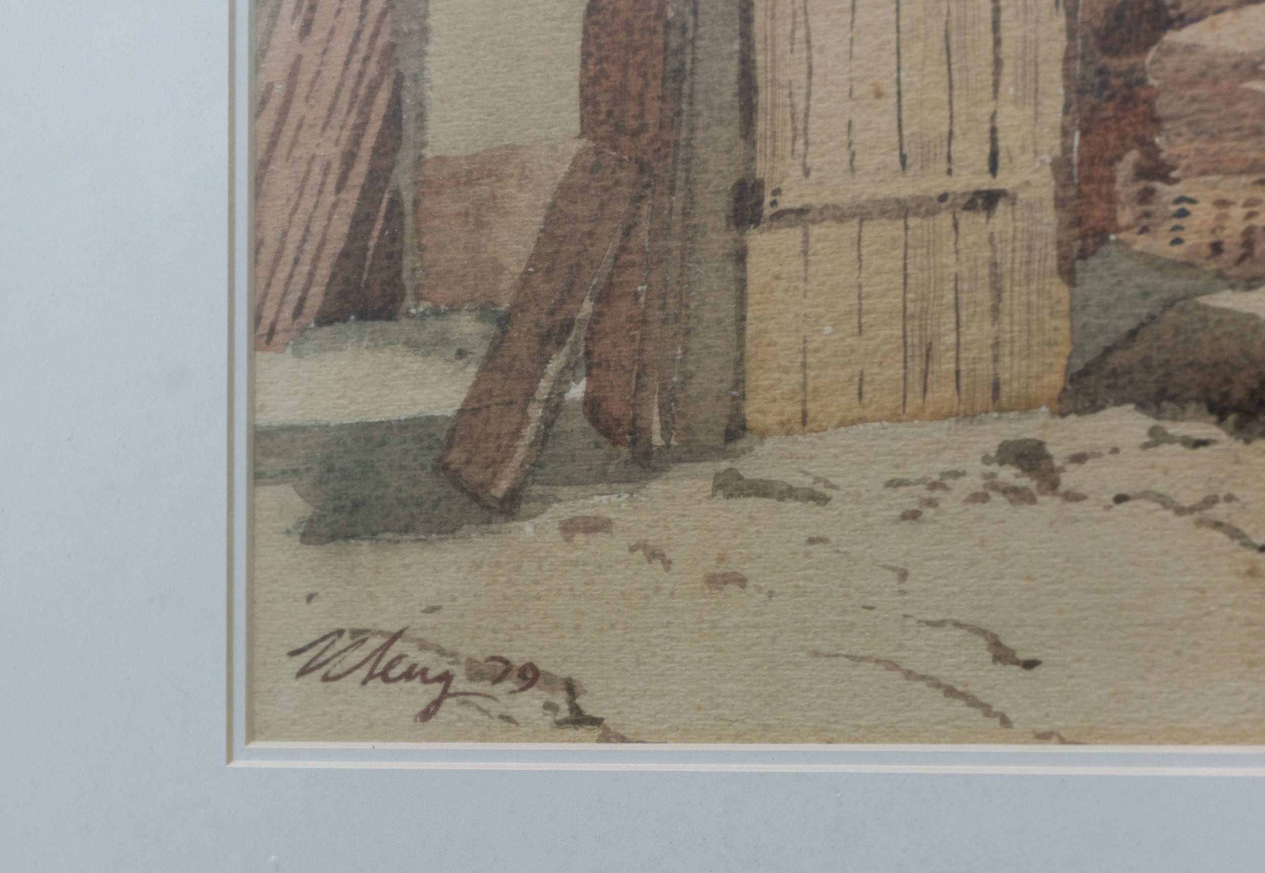 Ong Kim Seng, Untitled (Street Scene), 1979