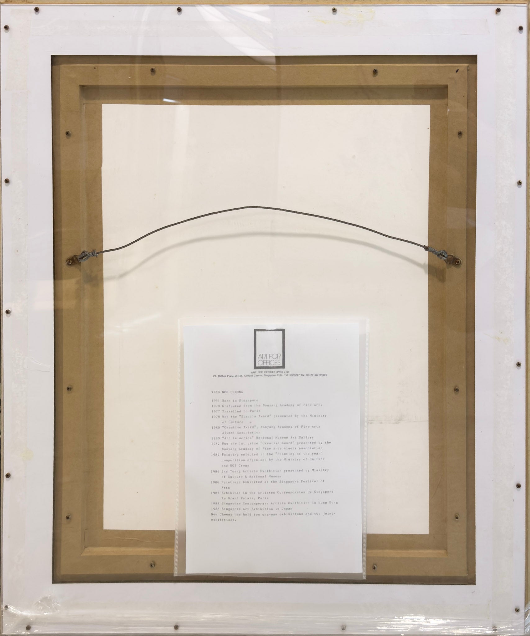 Teng Nee Cheong, Untitled (White Lotus), 1988