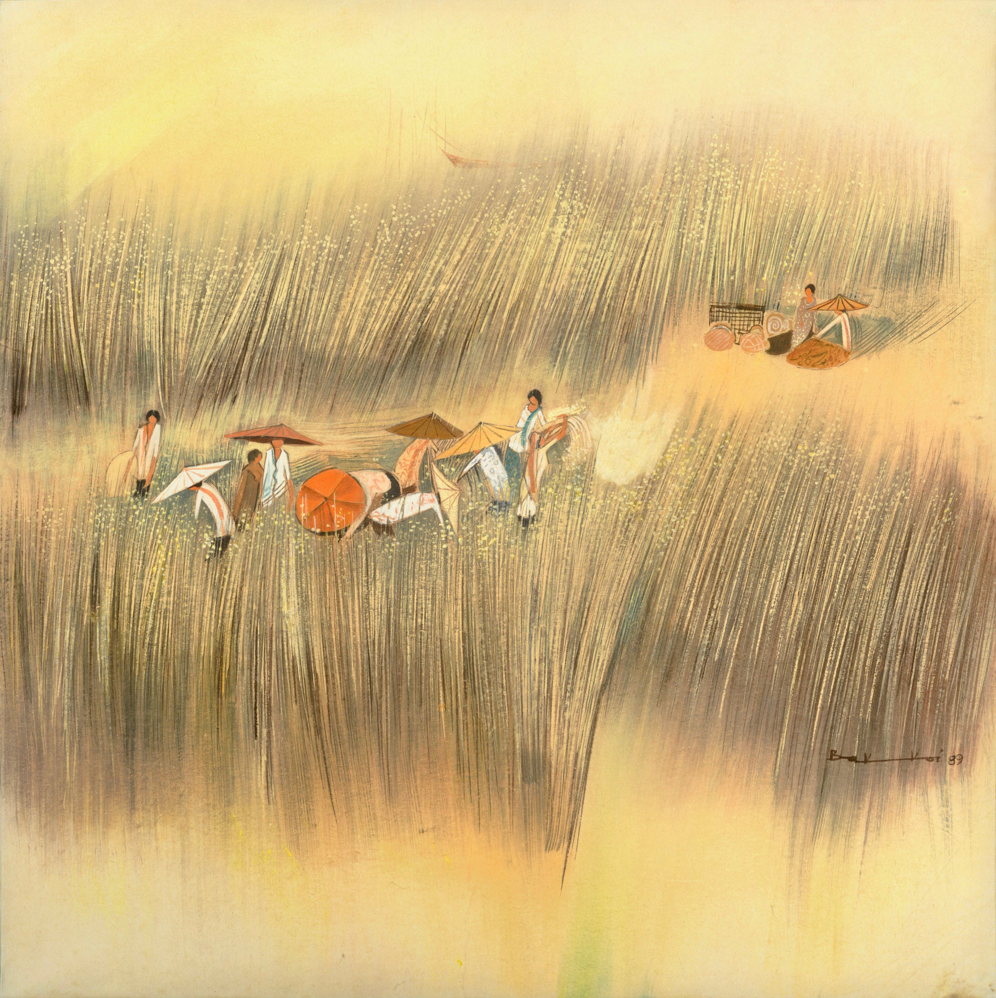 Tay Bak Koi, Untitled (Golden Harvest), 1989