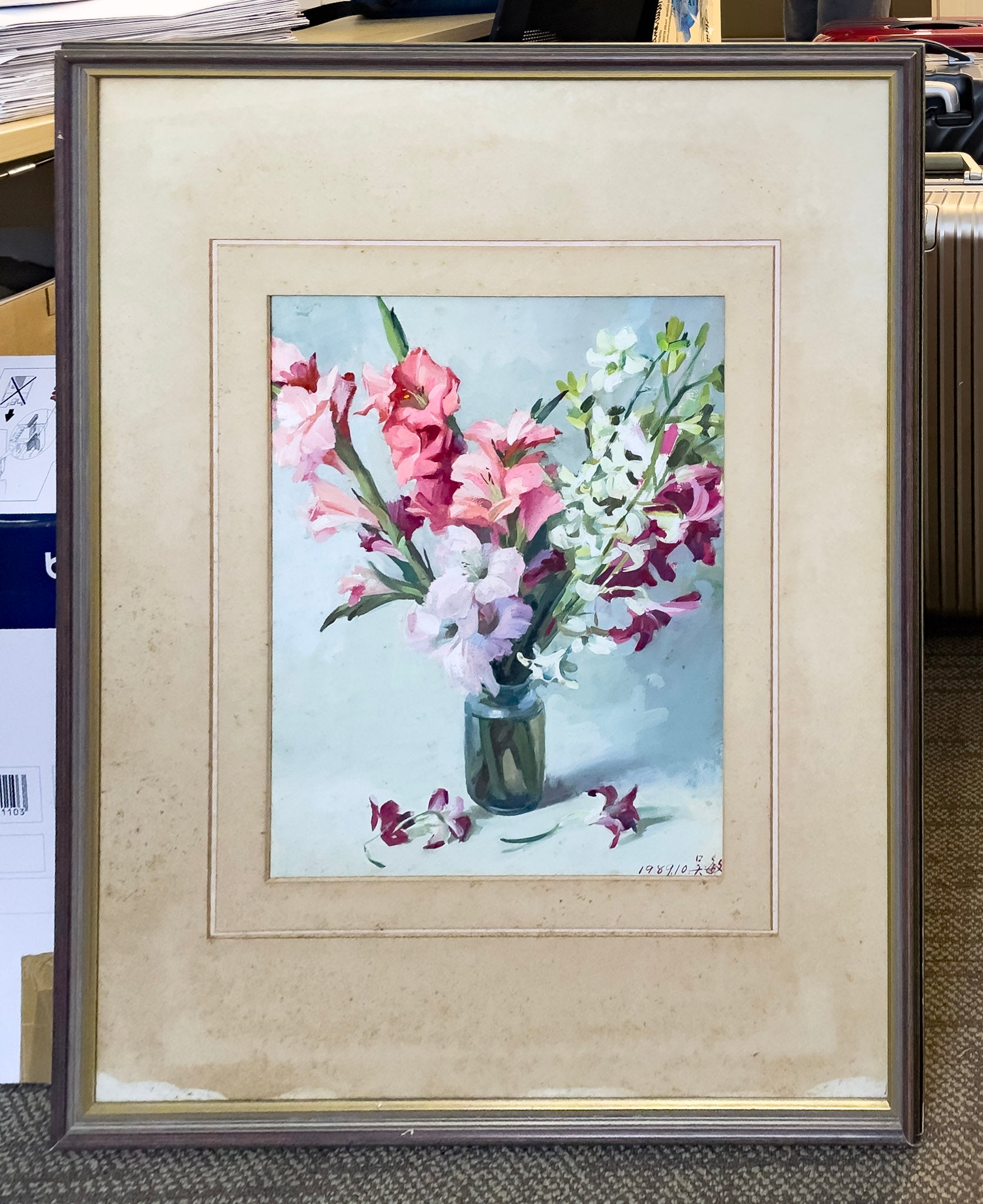 吴敏, Untitled (Flowers in a Vase), 1989