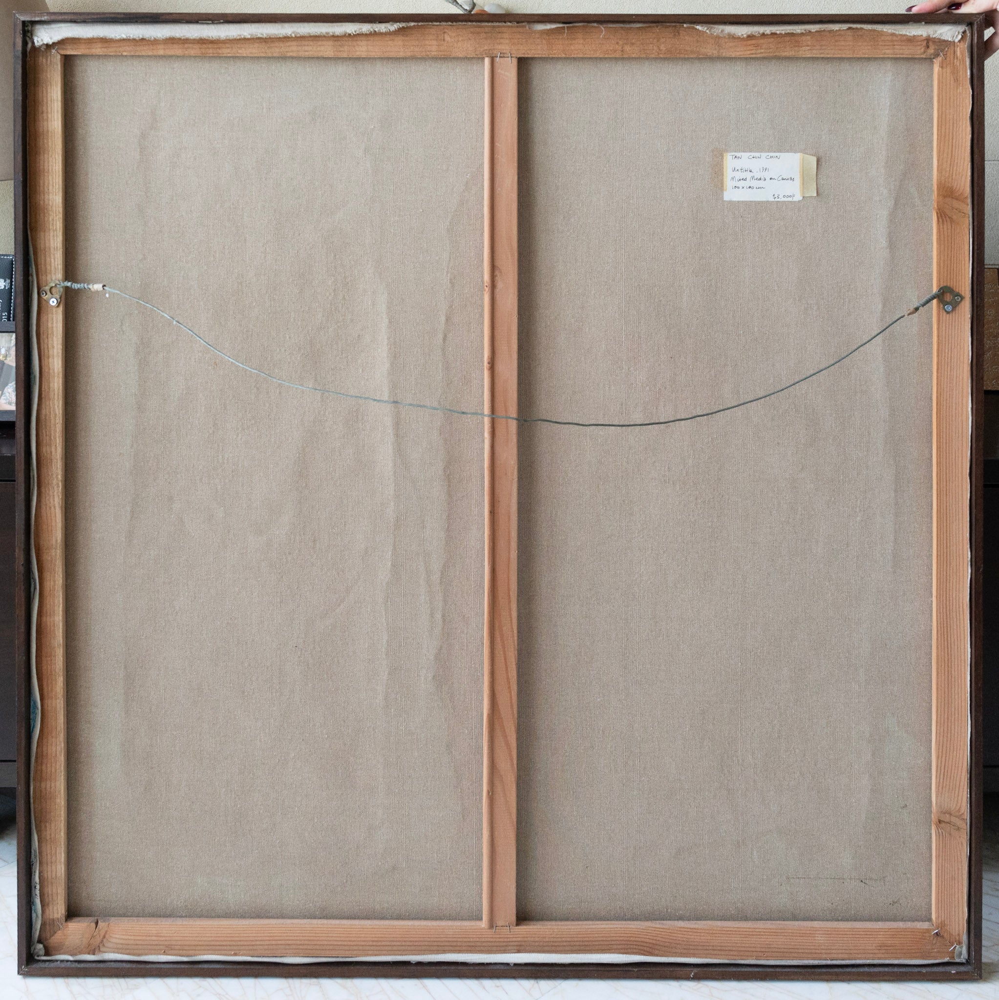 Tan Chin Chin, Untitled (Red and Green), 1991