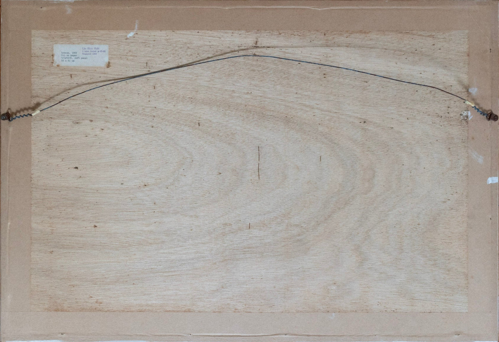 Lin Hsin Hsin, Breeze, Whisper, Chirps & Twitters (Triptych), 1988