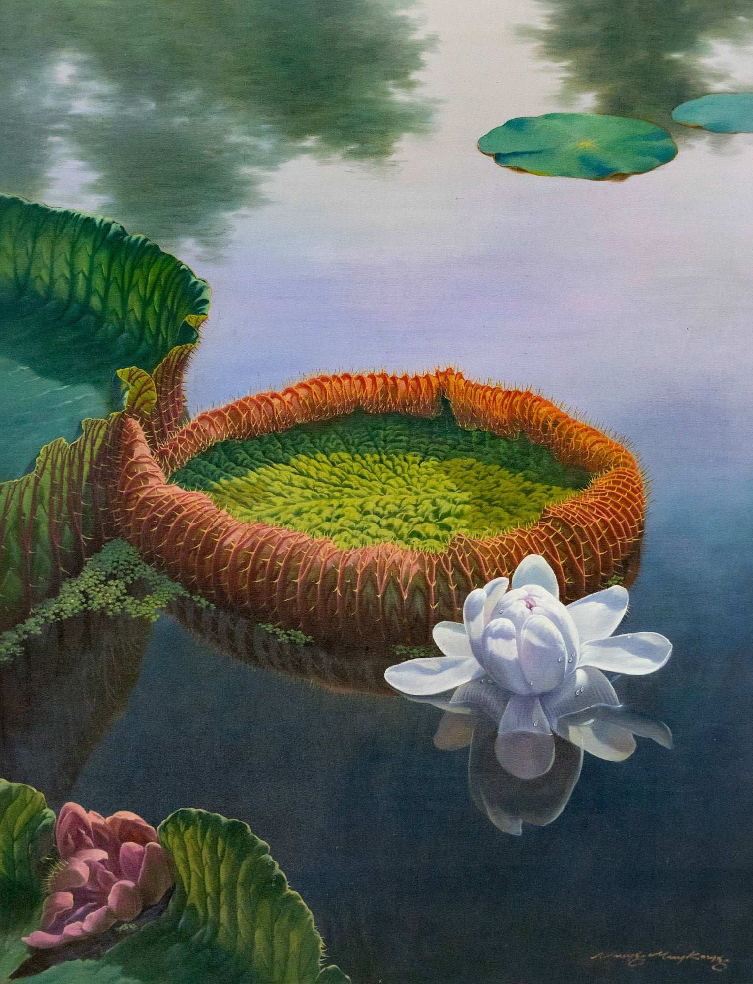 Unknown Artist, Untitled (Lilies), Undated