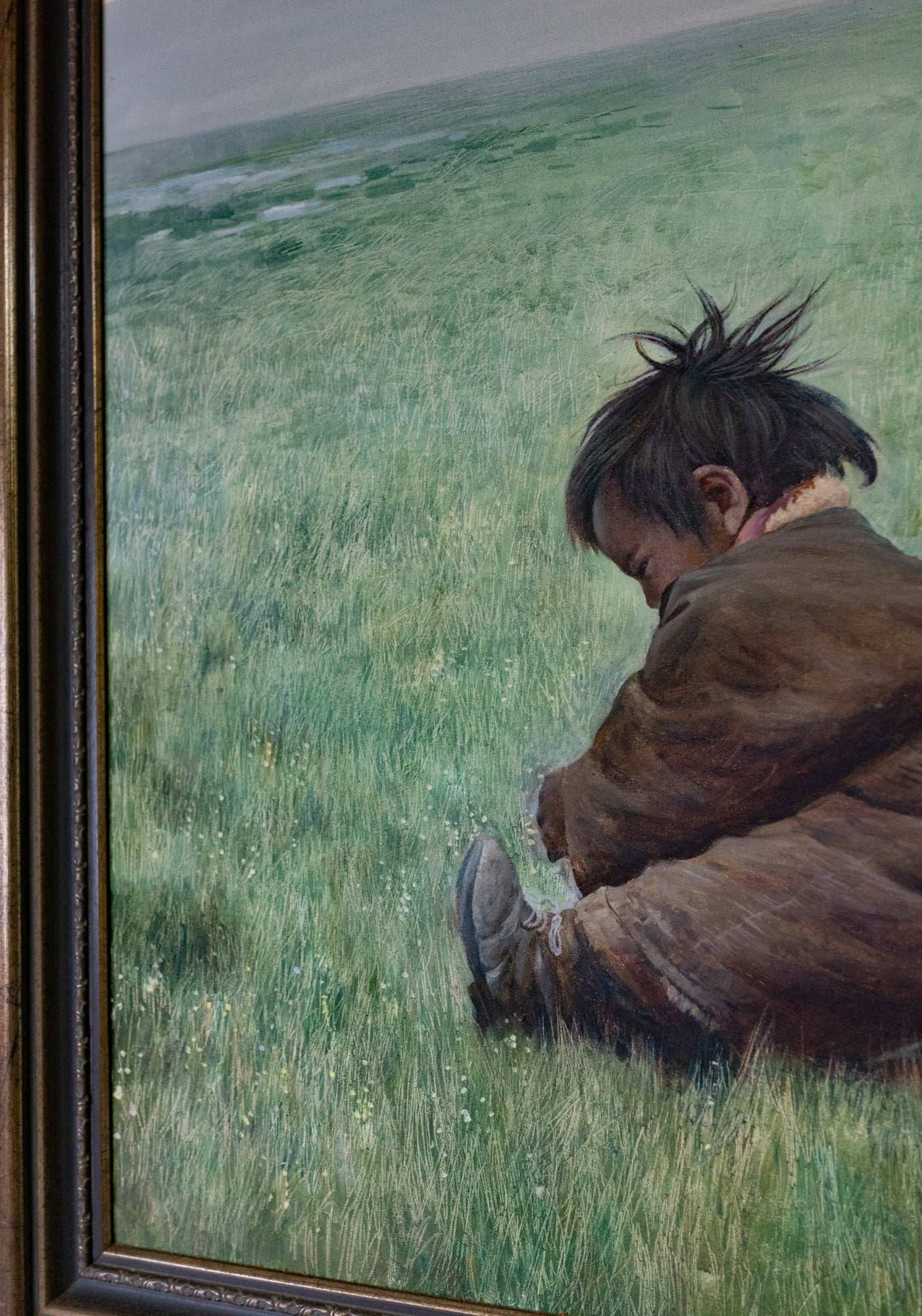 Zhang Wen Yuan, Untitled (Child on a Meadow), 1989