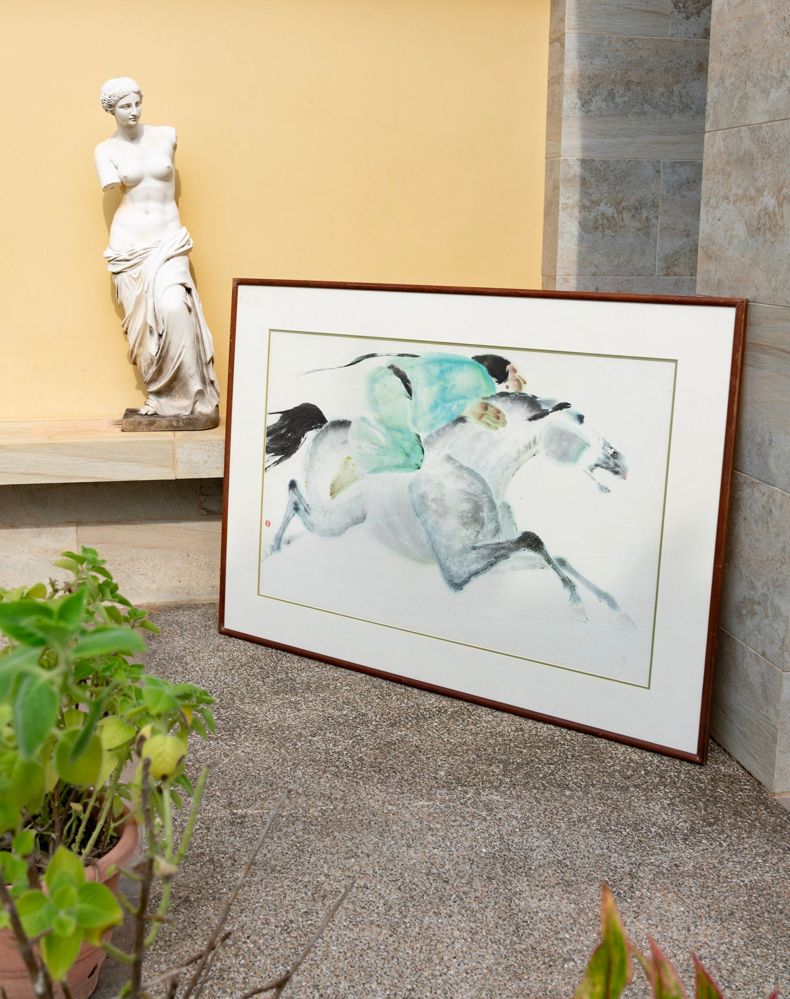 Zeng Shanqing, Untitled (A Horse and its Green Rider), Undated