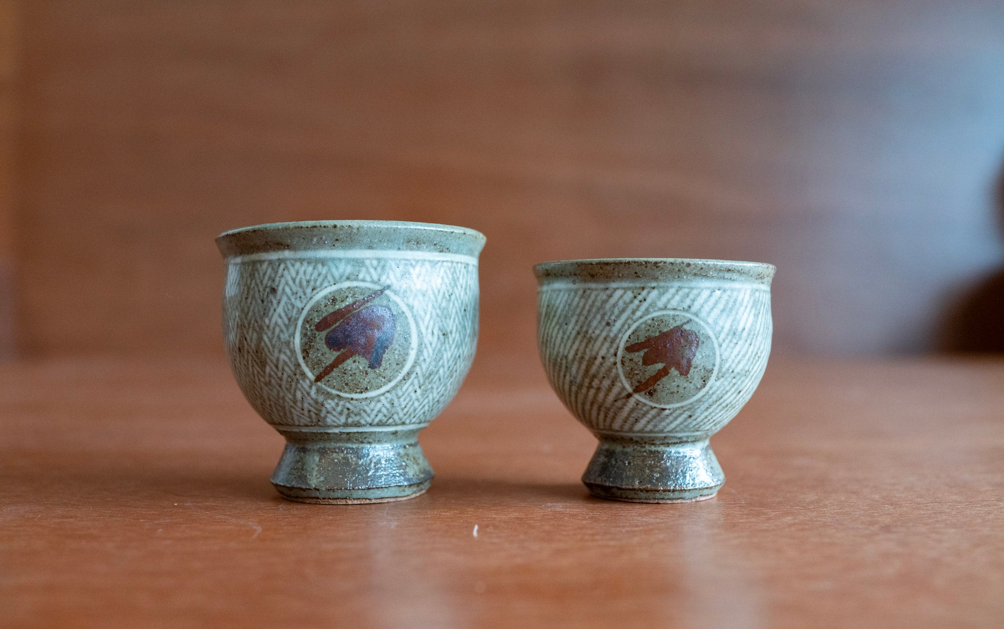 Shimaoka Tatsuzo, Untitled (Braided Cups), Undated