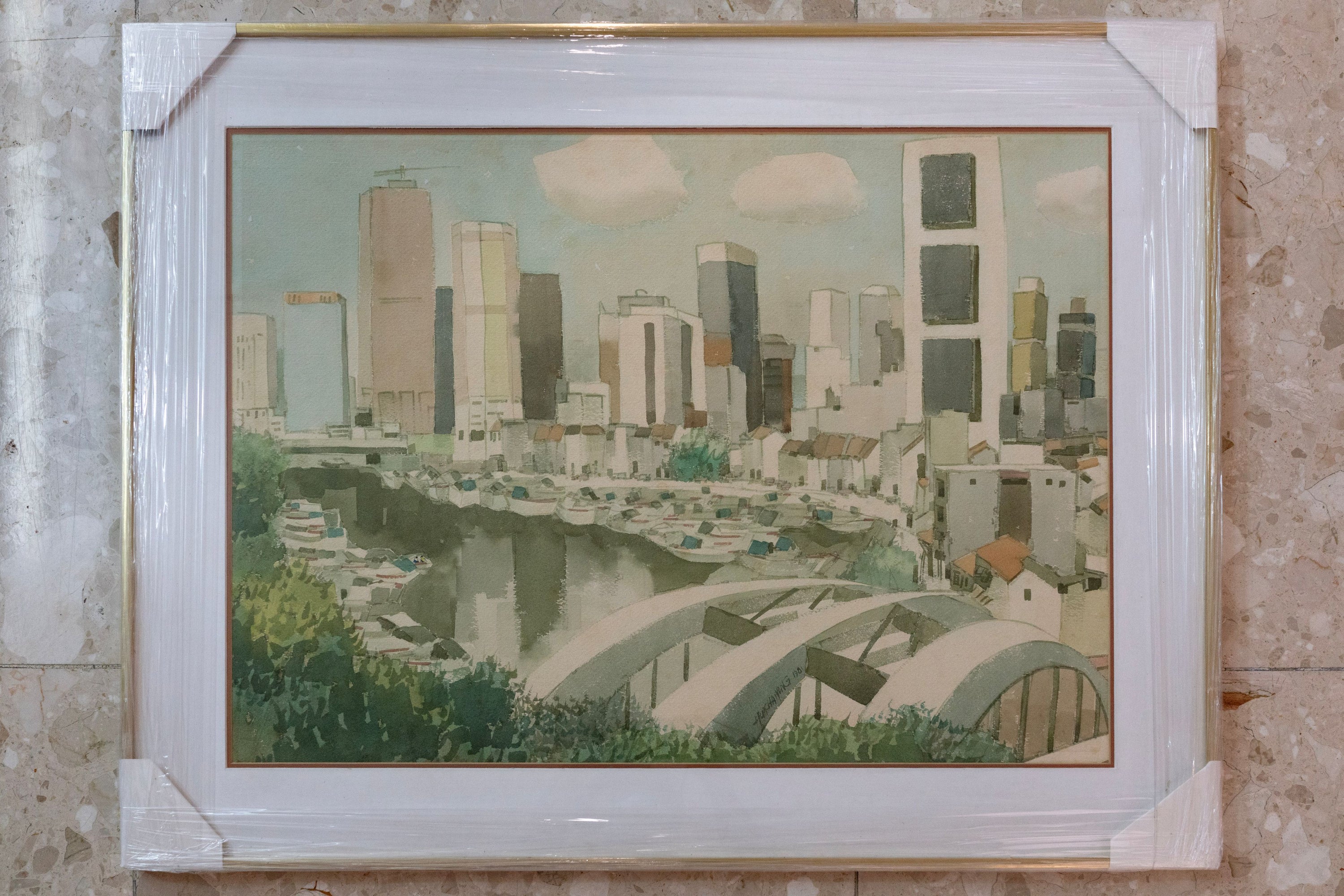 Hua Chai Yong, Untitled (Singapore River), 1981
