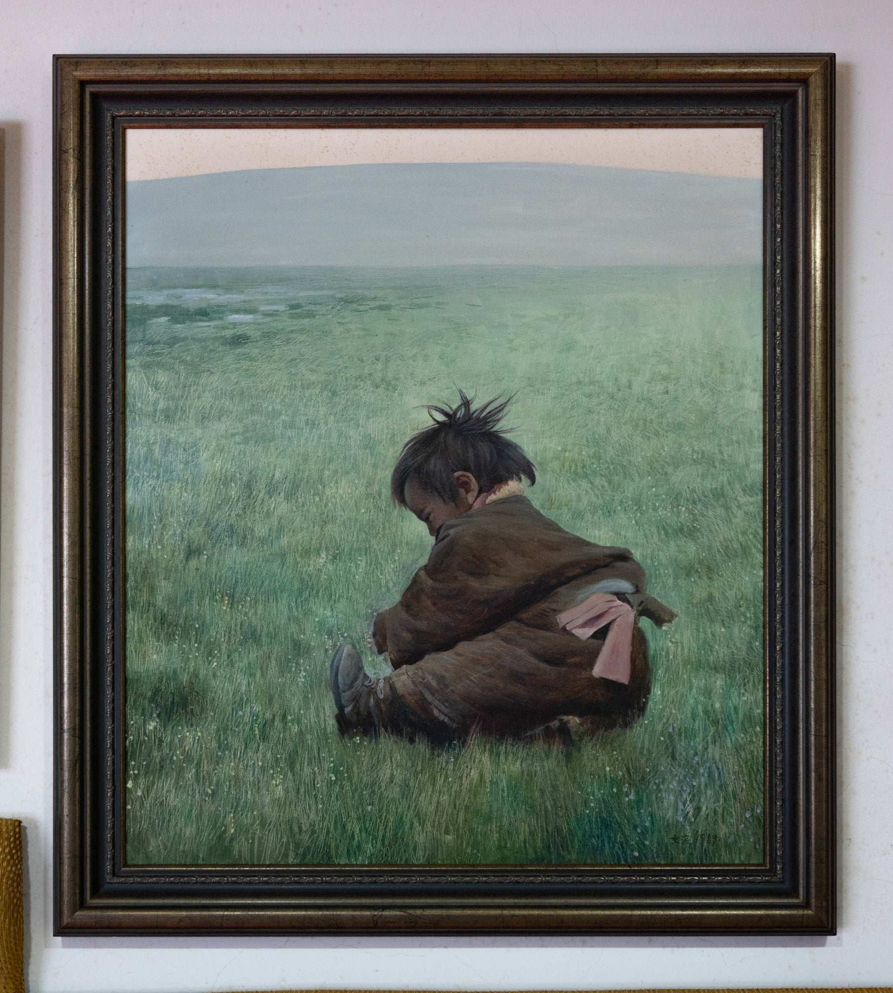 Zhang Wen Yuan, Untitled (Child on a Meadow), 1989