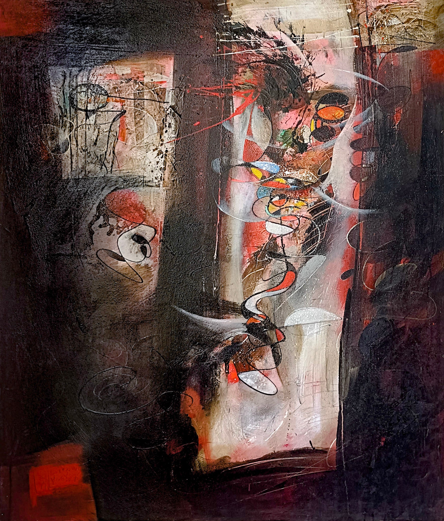 I Wayan Wirawan, Untitled (Black Abstract), 1998