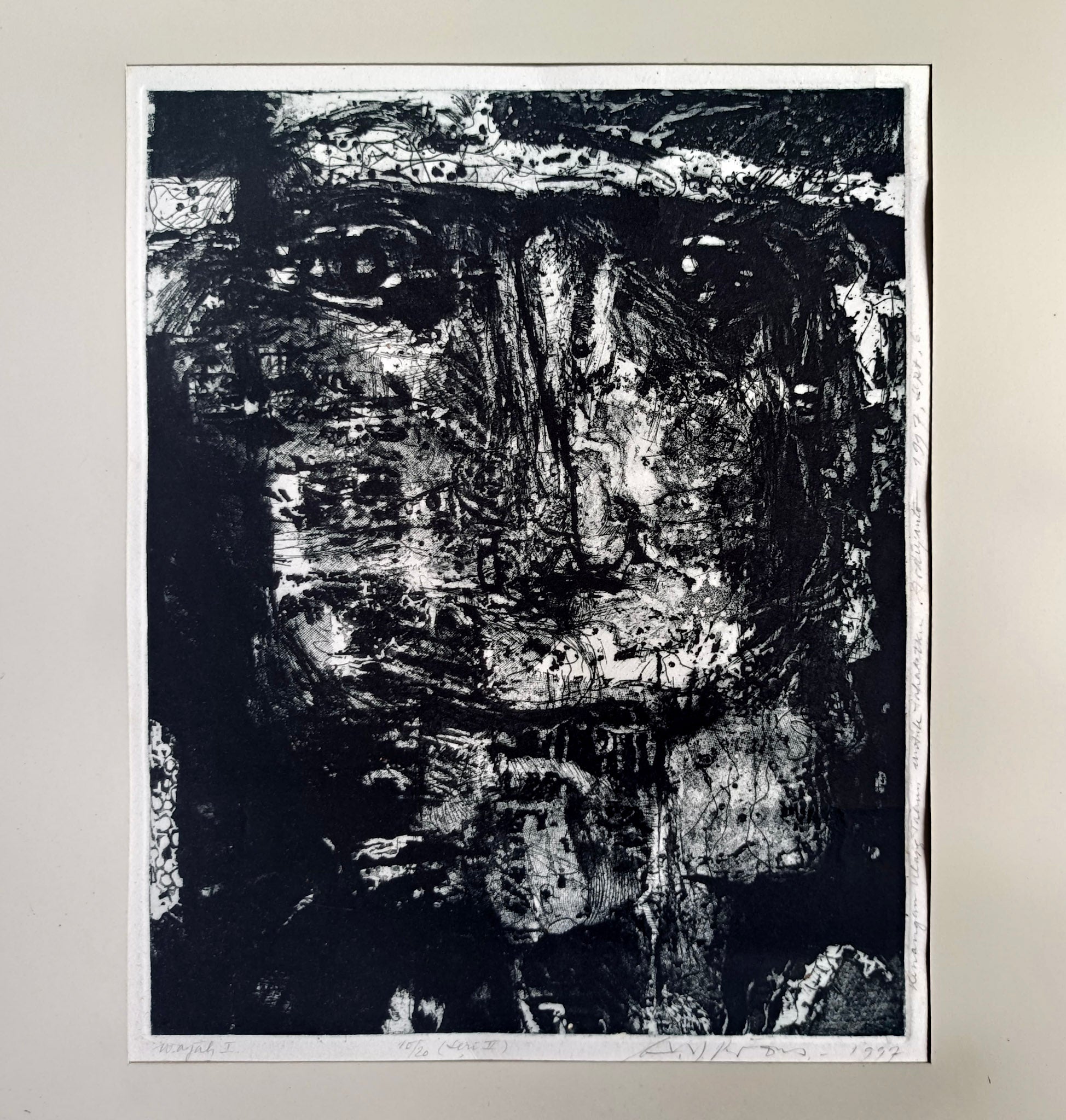 A.D Pirous, Wajah I, 1997