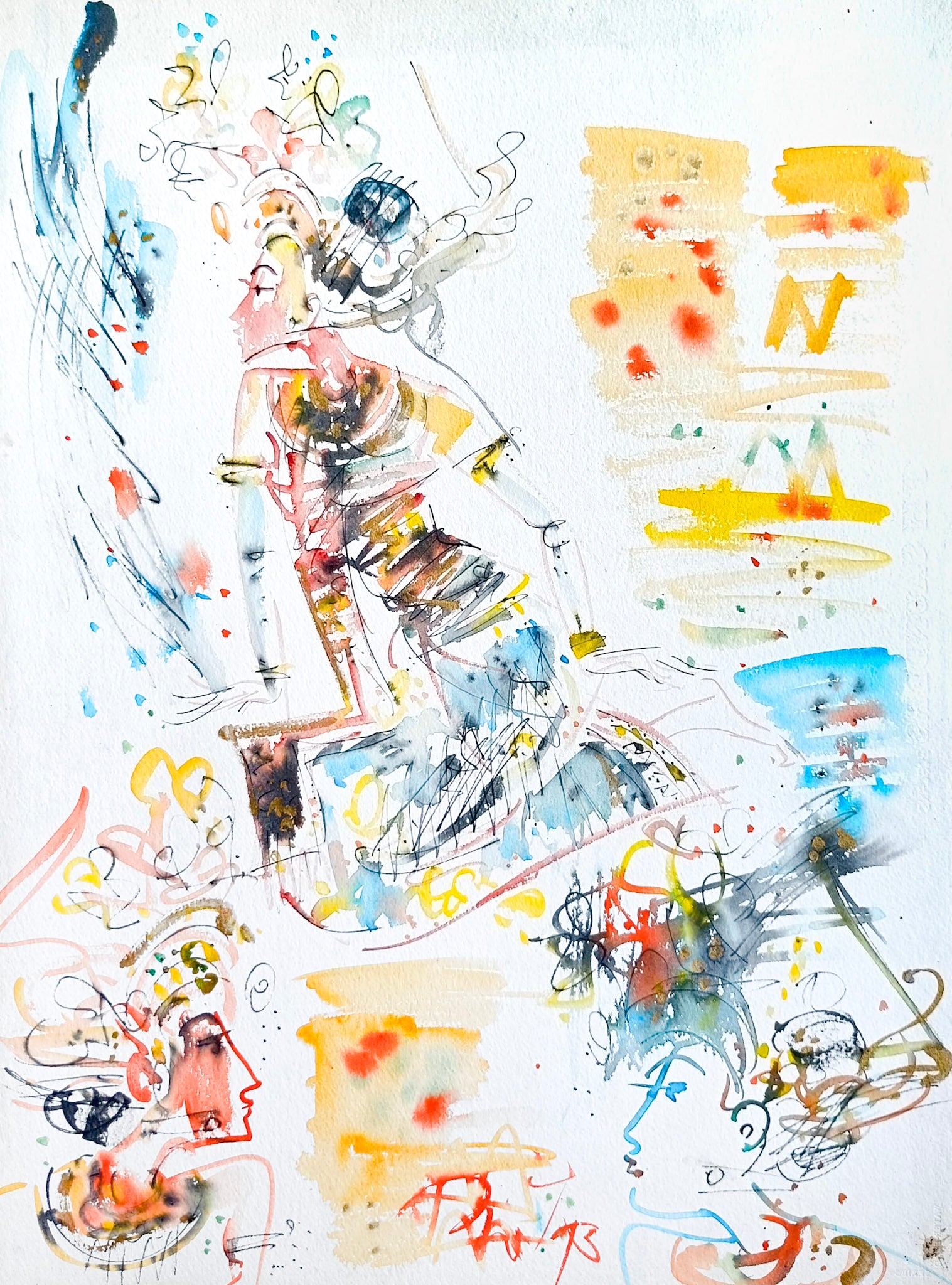 Nyoman Gunarsa, Untitled (Balinese Women), 1993