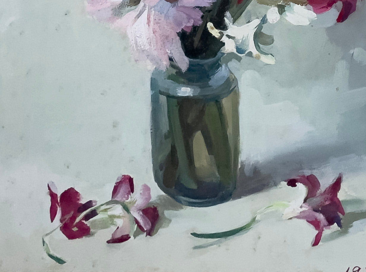 吴敏, Untitled (Flowers in a Vase), 1989