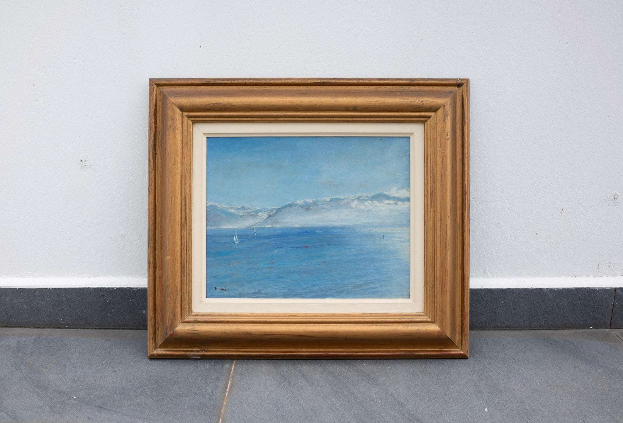 Unknown Artist, Untitled (Sails in Blue Water), 1997