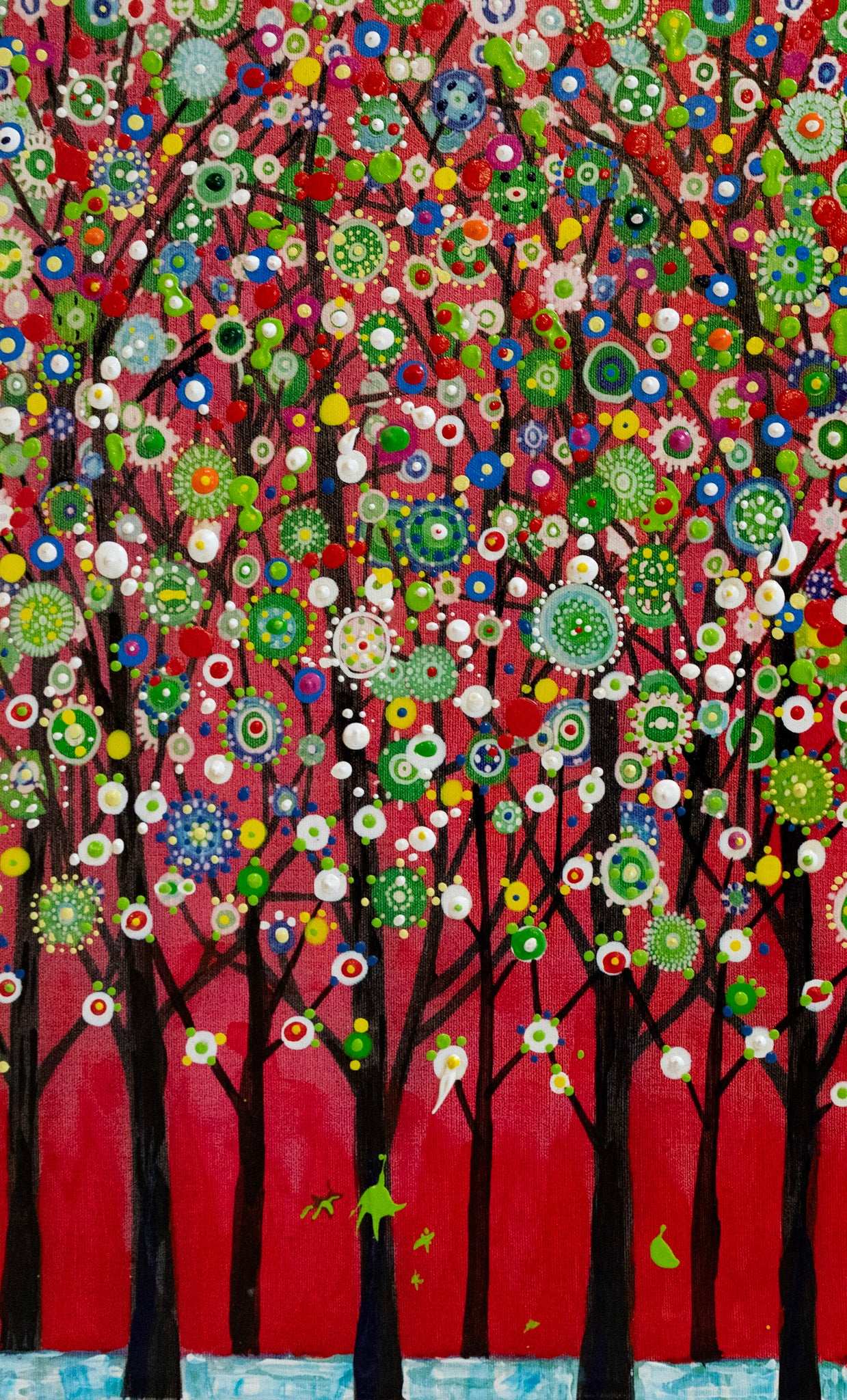 Wachara Hounphirom, Untitled (Red Forest), Undated