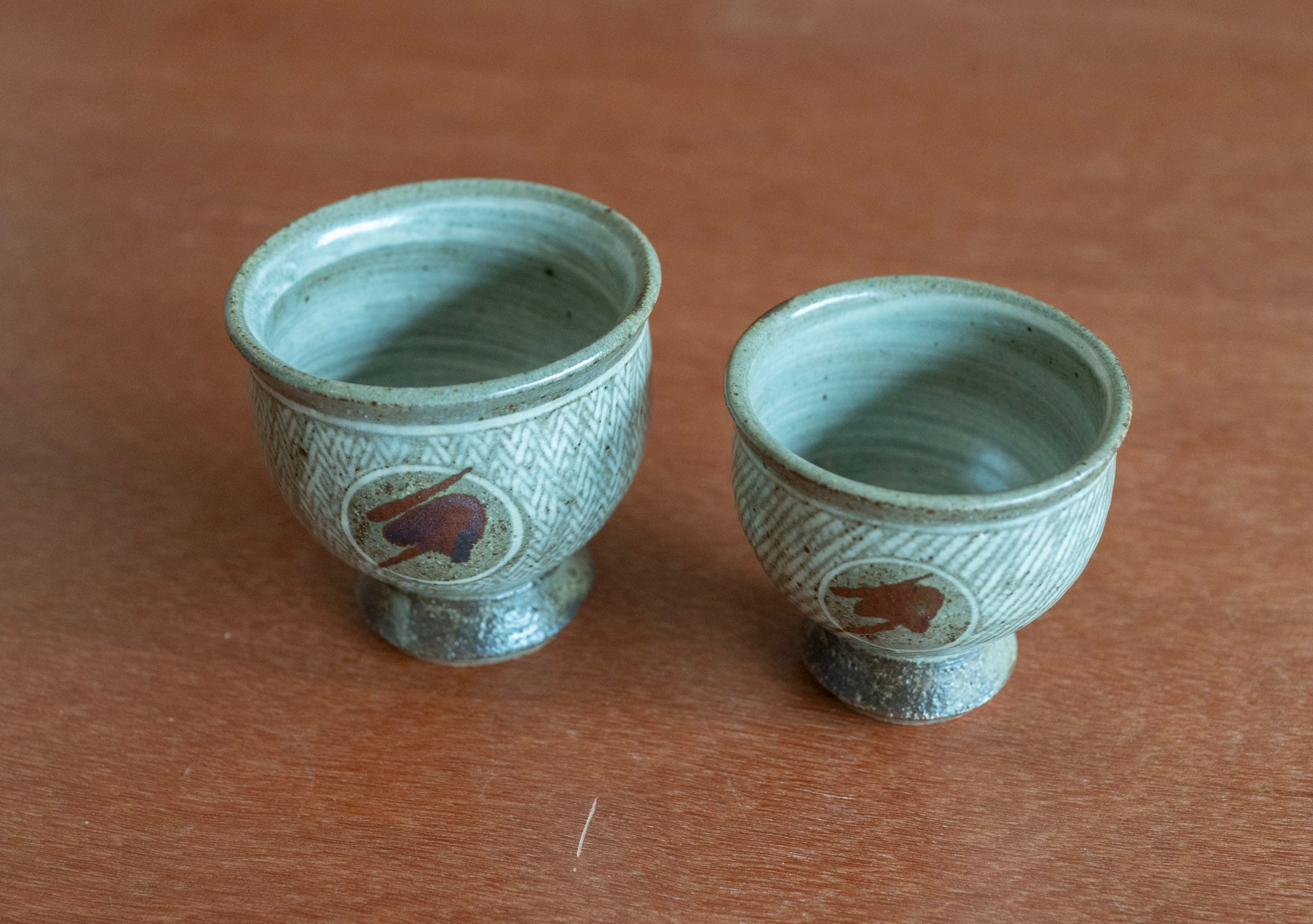 Shimaoka Tatsuzo, Untitled (Braided Cups), Undated