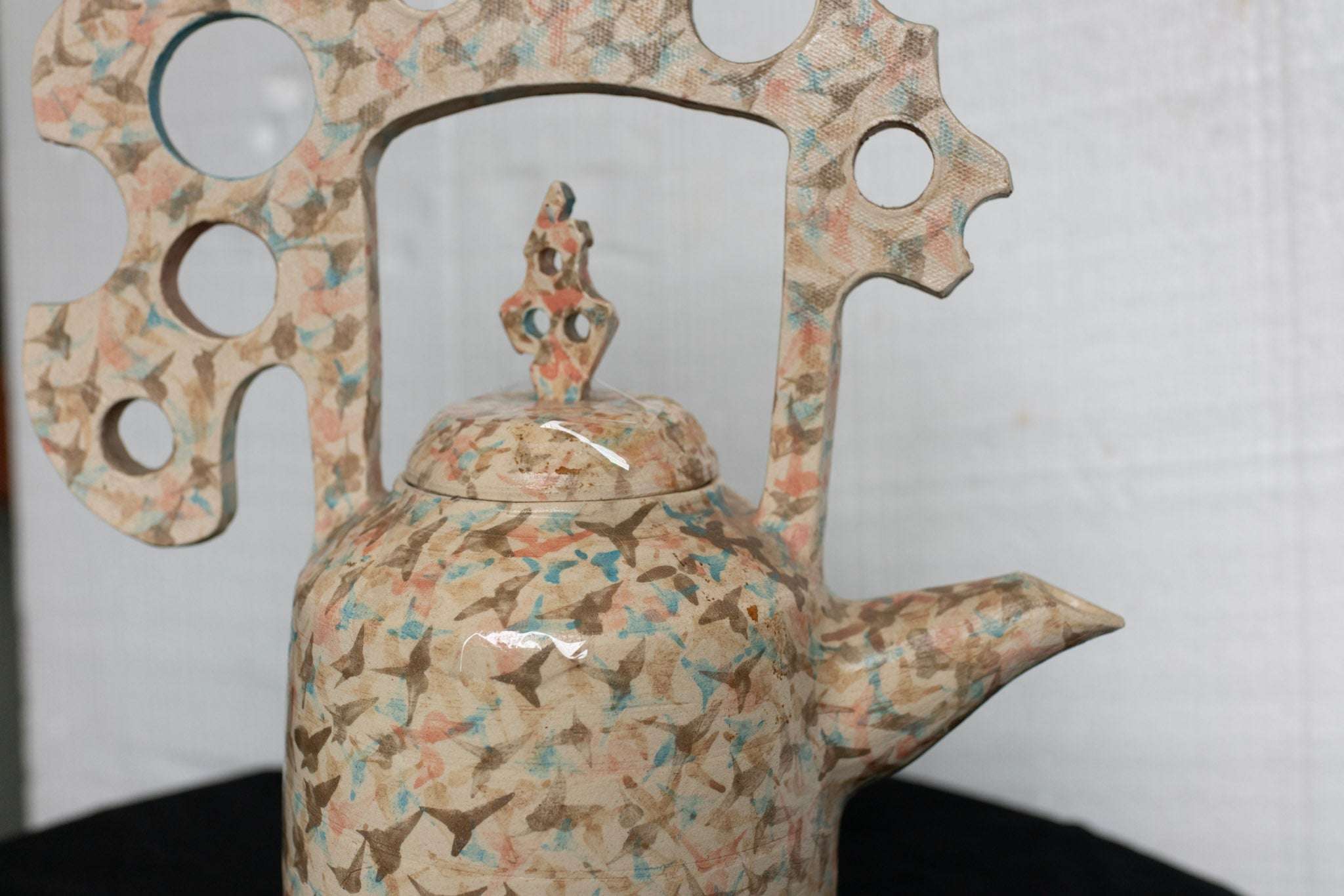 Lim Chong Beng, Untitled (Teapot with Perforated Crest Handle), c. 1990s