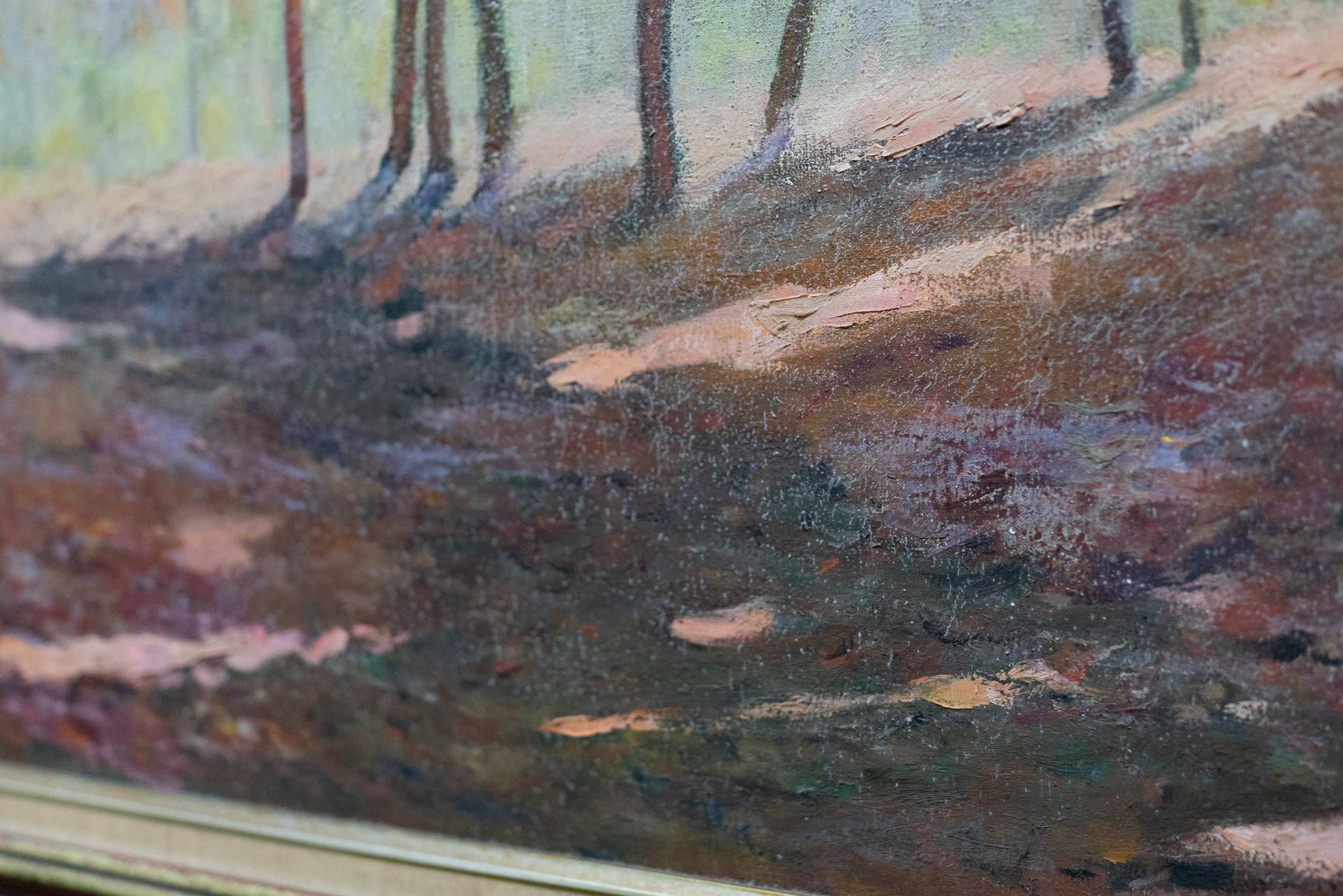 Unknown Artist, Untitled (Autumn Forest), 1989