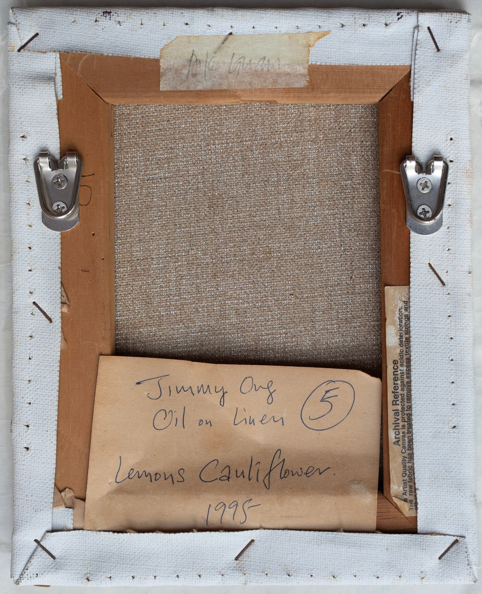 Jimmy Ong, Lemons Cauliflower, 1995