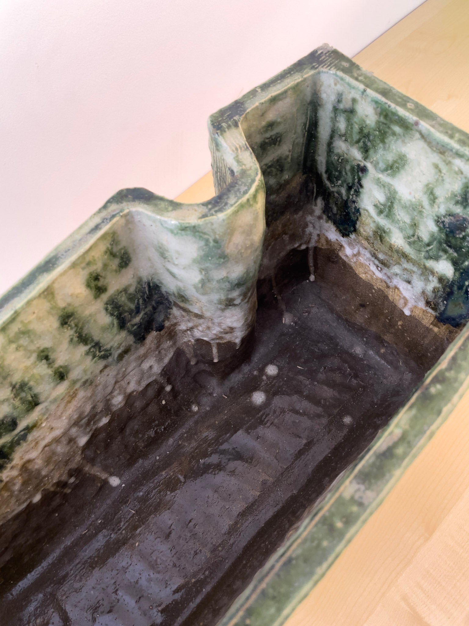 Unknown Artist, Untitled (Green Rectangular Vase), Undated