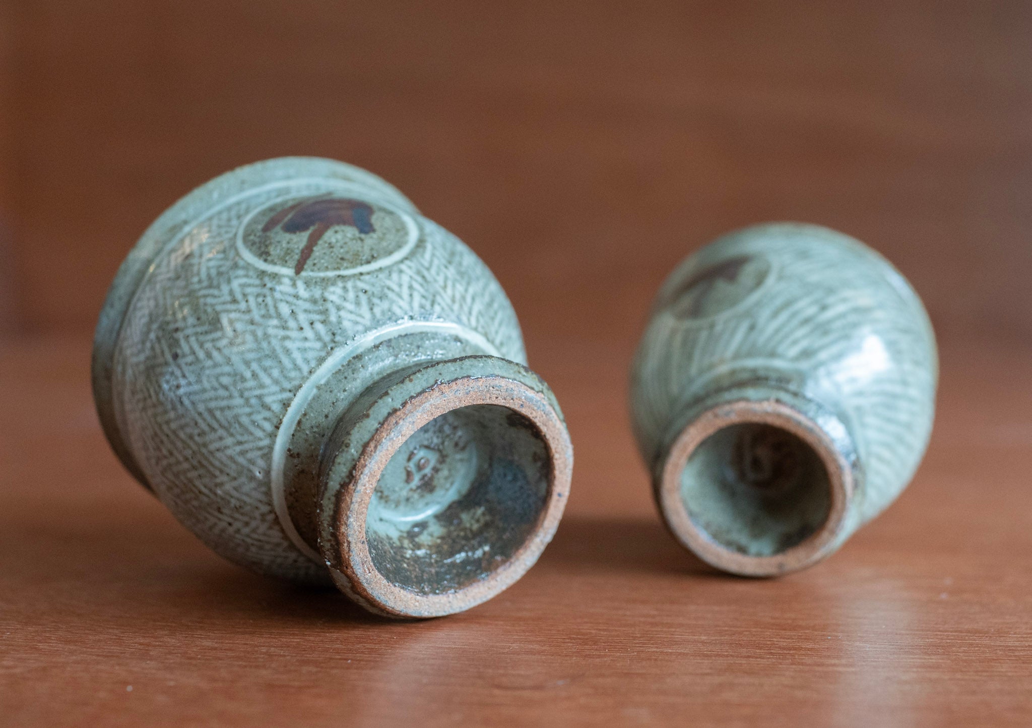 Shimaoka Tatsuzo, Untitled (Braided Cups), Undated