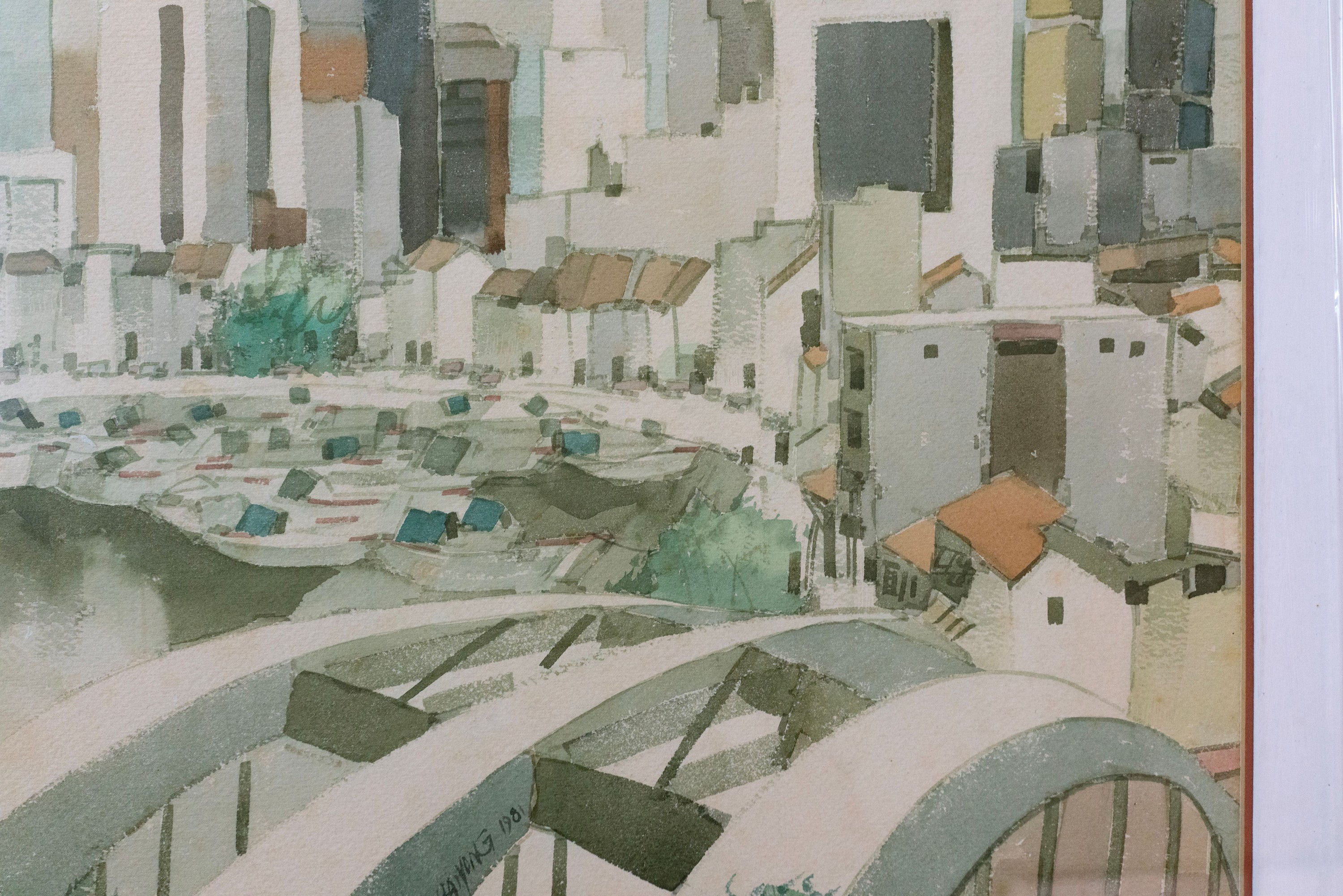 Hua Chai Yong, Untitled (Singapore River), 1981