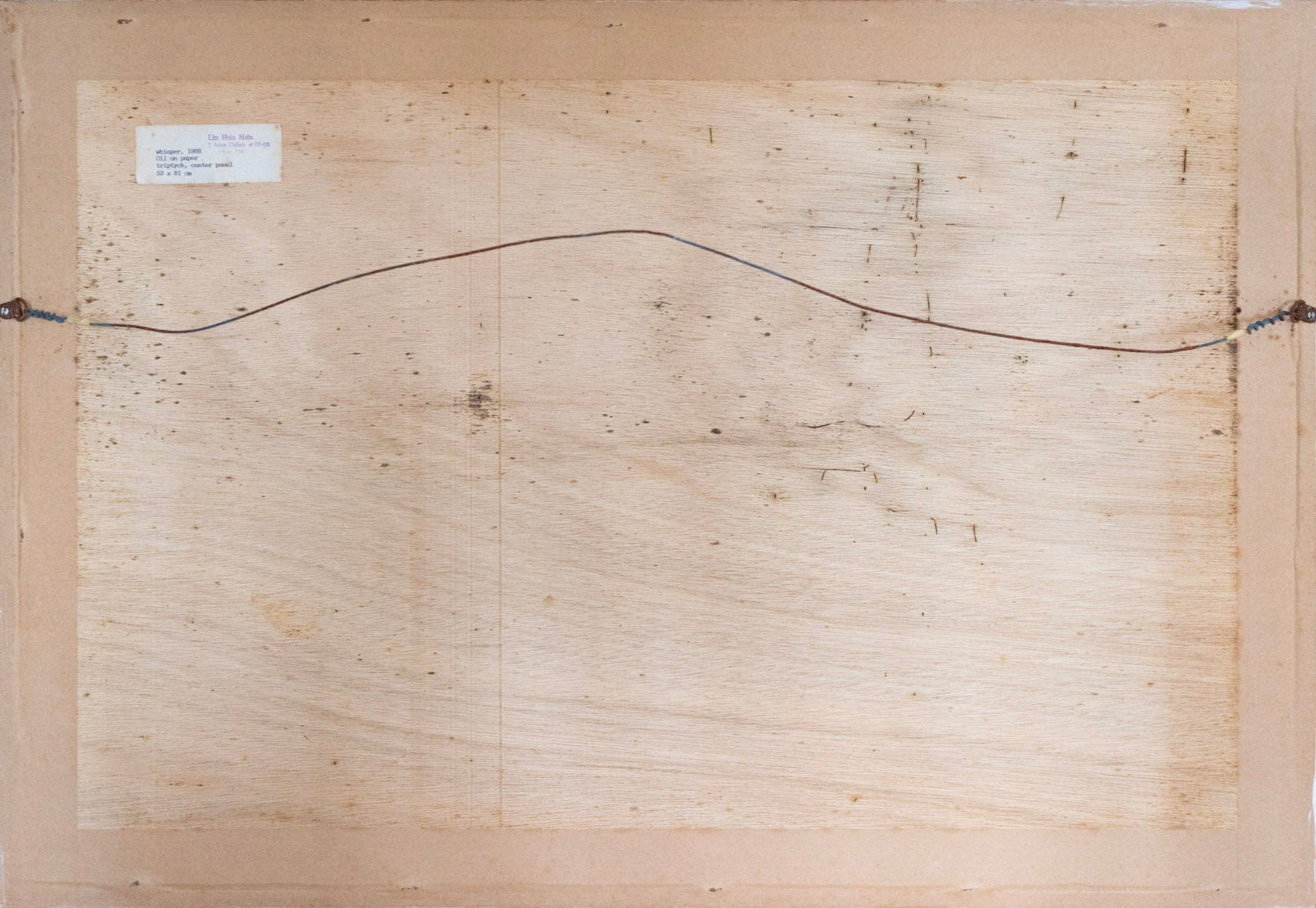 Lin Hsin Hsin, Breeze, Whisper, Chirps & Twitters (Triptych), 1988