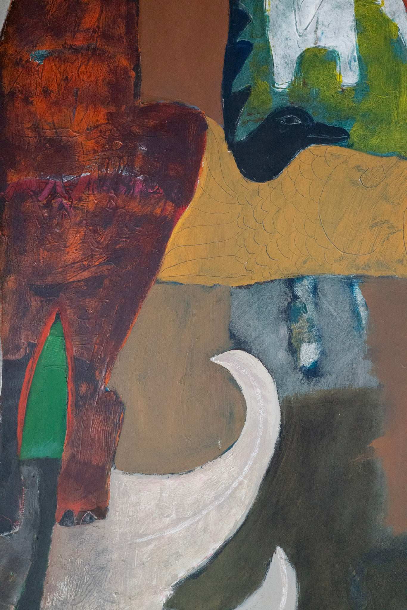 I Wayan Sujana Suklu, Untitled (Hunter with Arrows), Undated