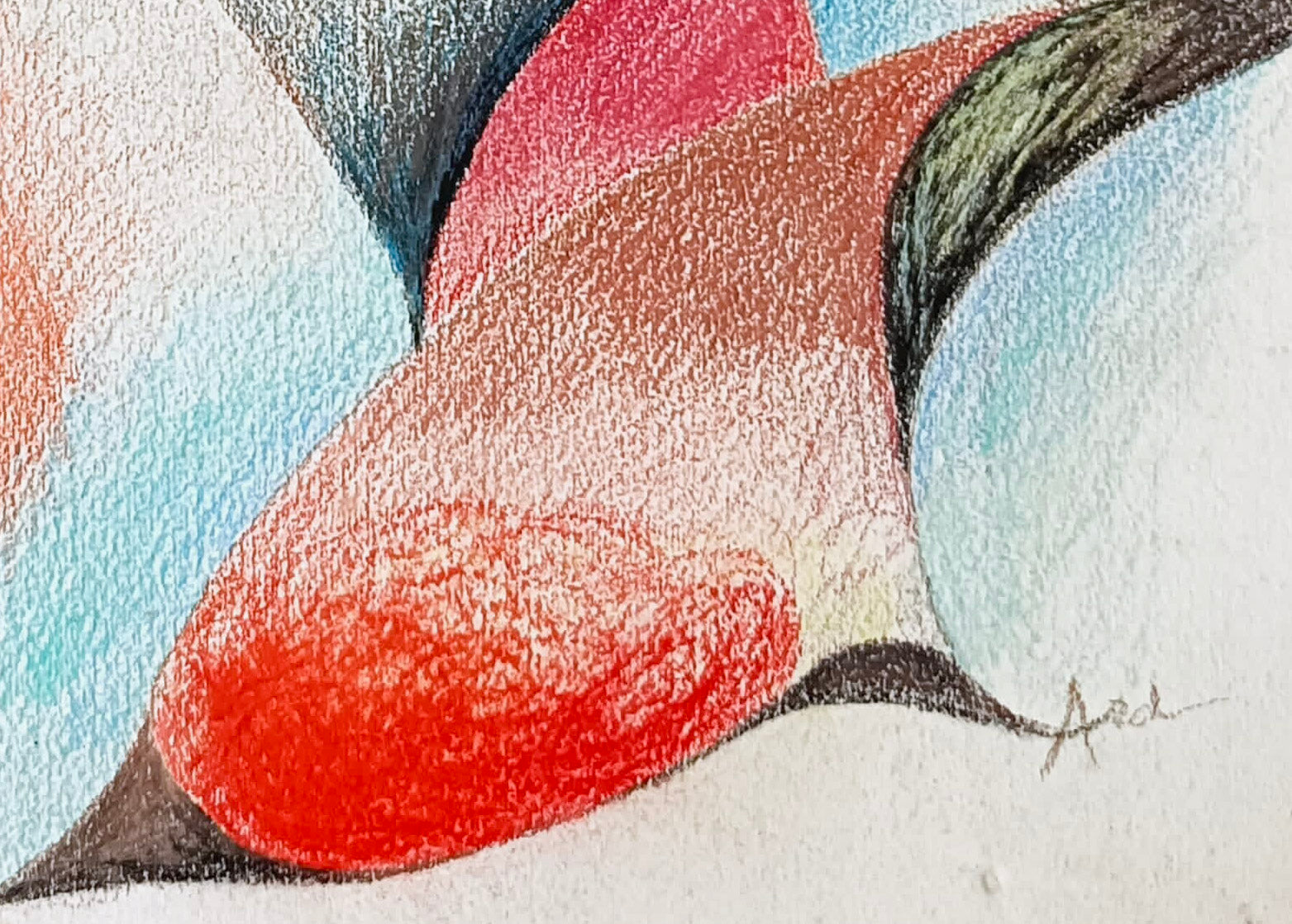 Ardiyanto Pranata, Untitled (Red and Blue), Undated