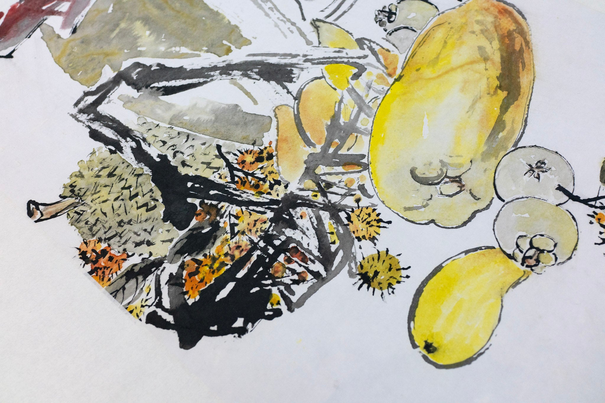 Lim Kay Hiong, Still Life with Fruits, Undated