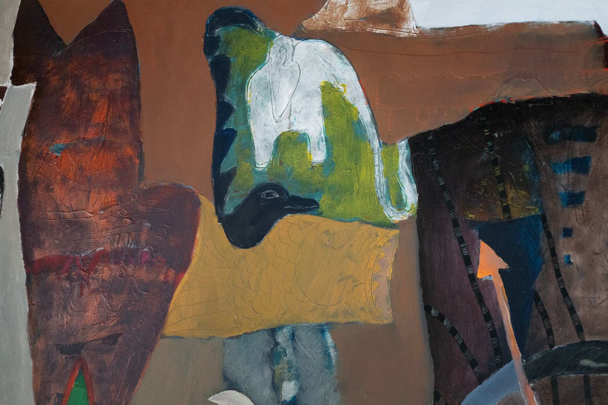 I Wayan Sujana Suklu, Untitled (Hunter with Arrows), Undated