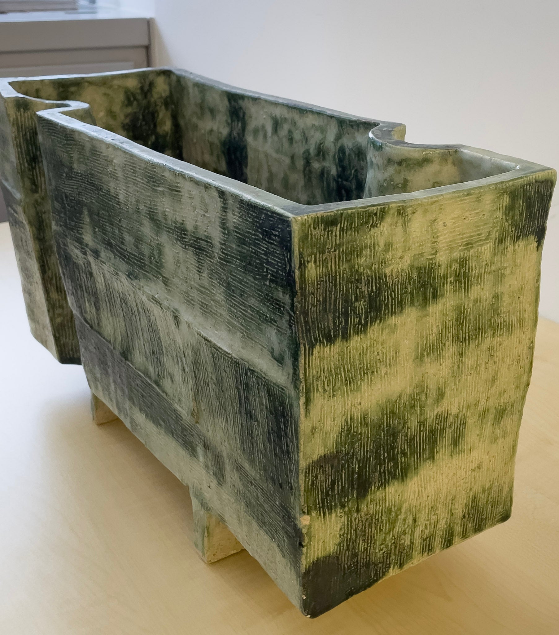 Unknown Artist, Untitled (Green Rectangular Vase), Undated
