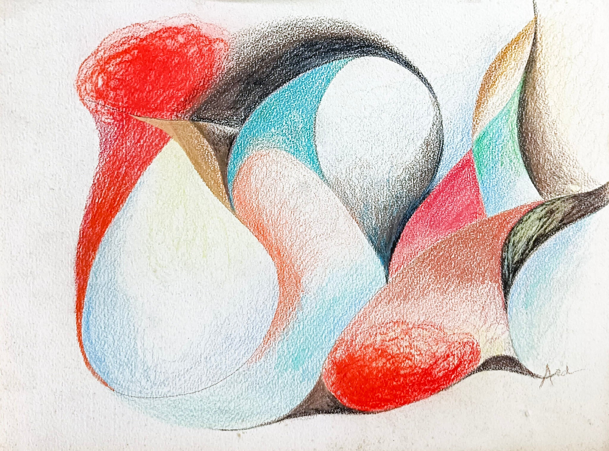 Ardiyanto Pranata, Untitled (Red and Blue), Undated