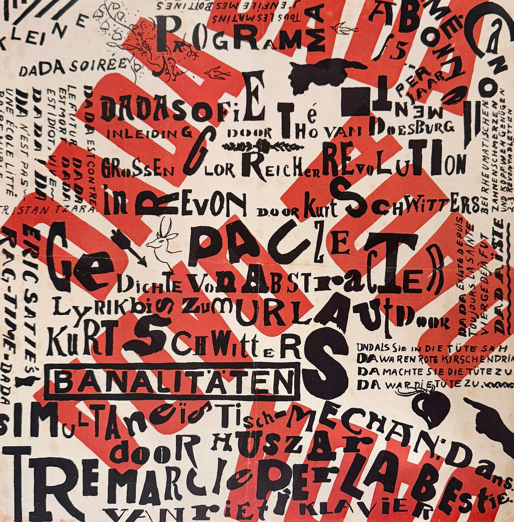 Kurt Schwitters & Theo van Doesburg, Kleine DADA Soiree, 1923