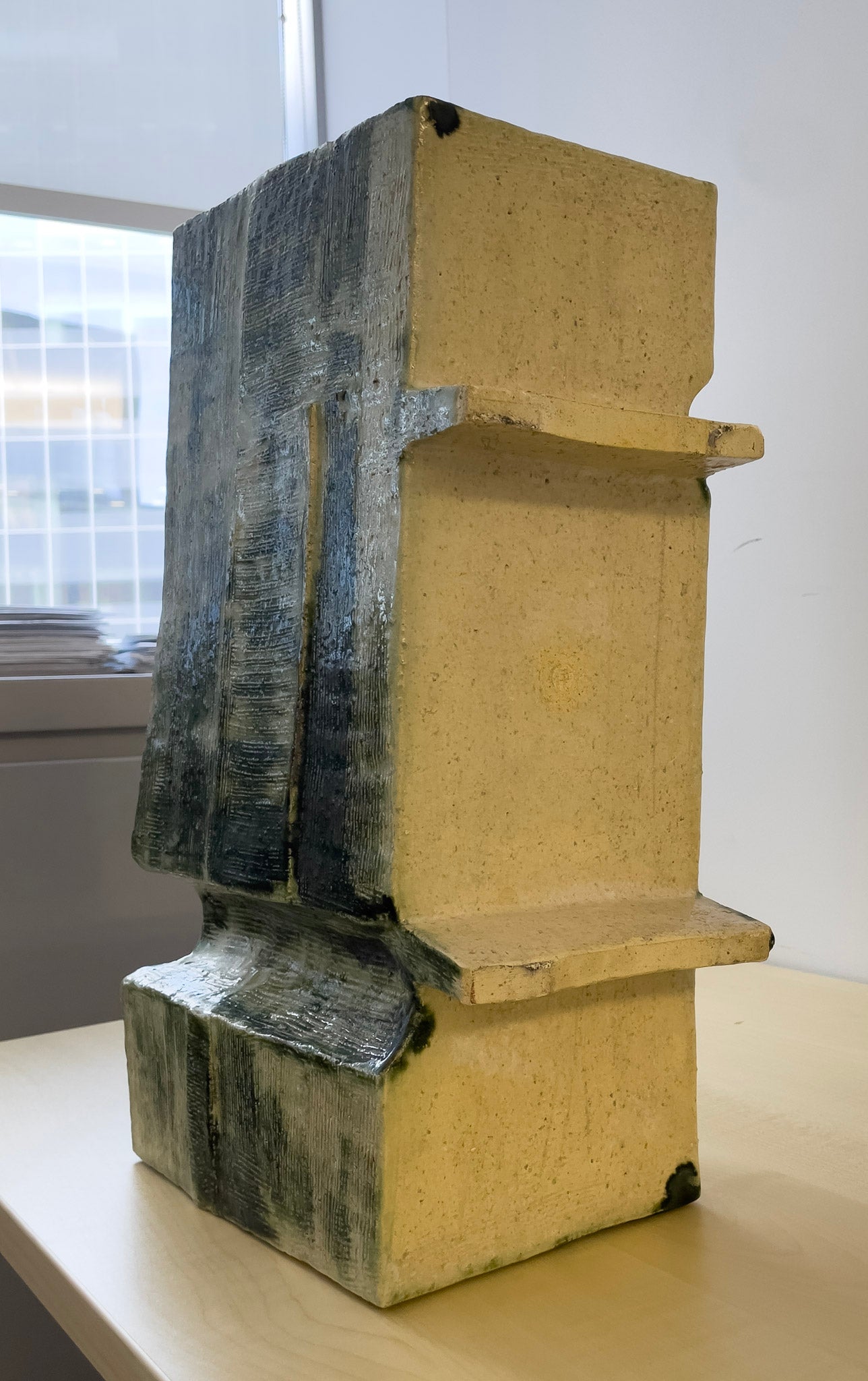 Unknown Artist, Untitled (Green Rectangular Vase), Undated