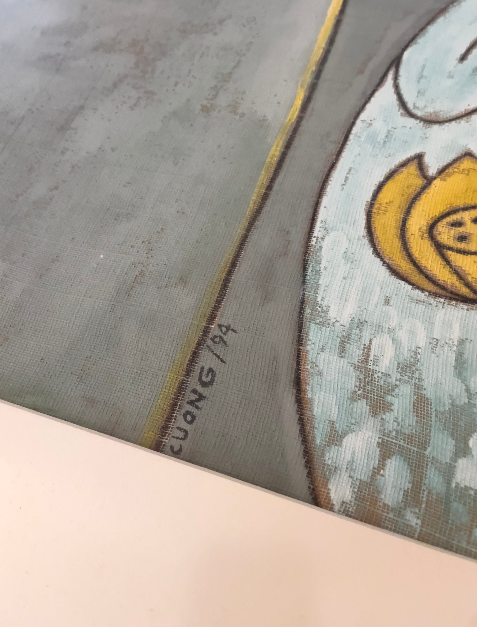 Le Thiet Cuong, Untitled (Figure with Flower), 1994