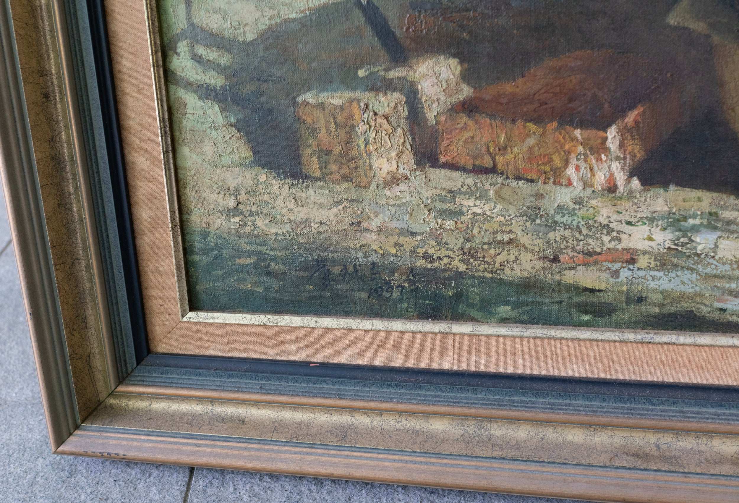 Unknown Artist, Untitled (Peering into the Kitchen), 1997