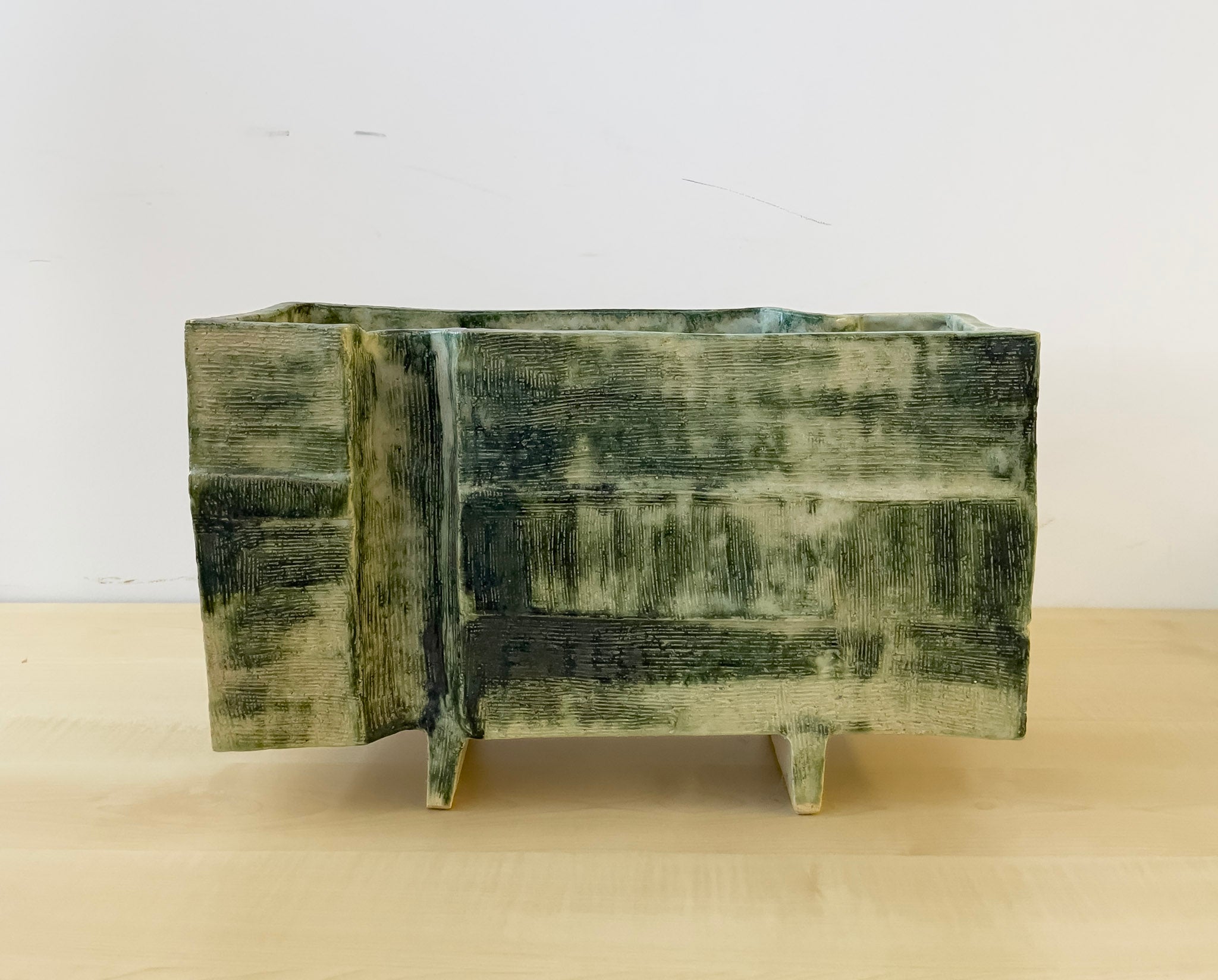 Unknown Artist, Untitled (Green Rectangular Vase), Undated