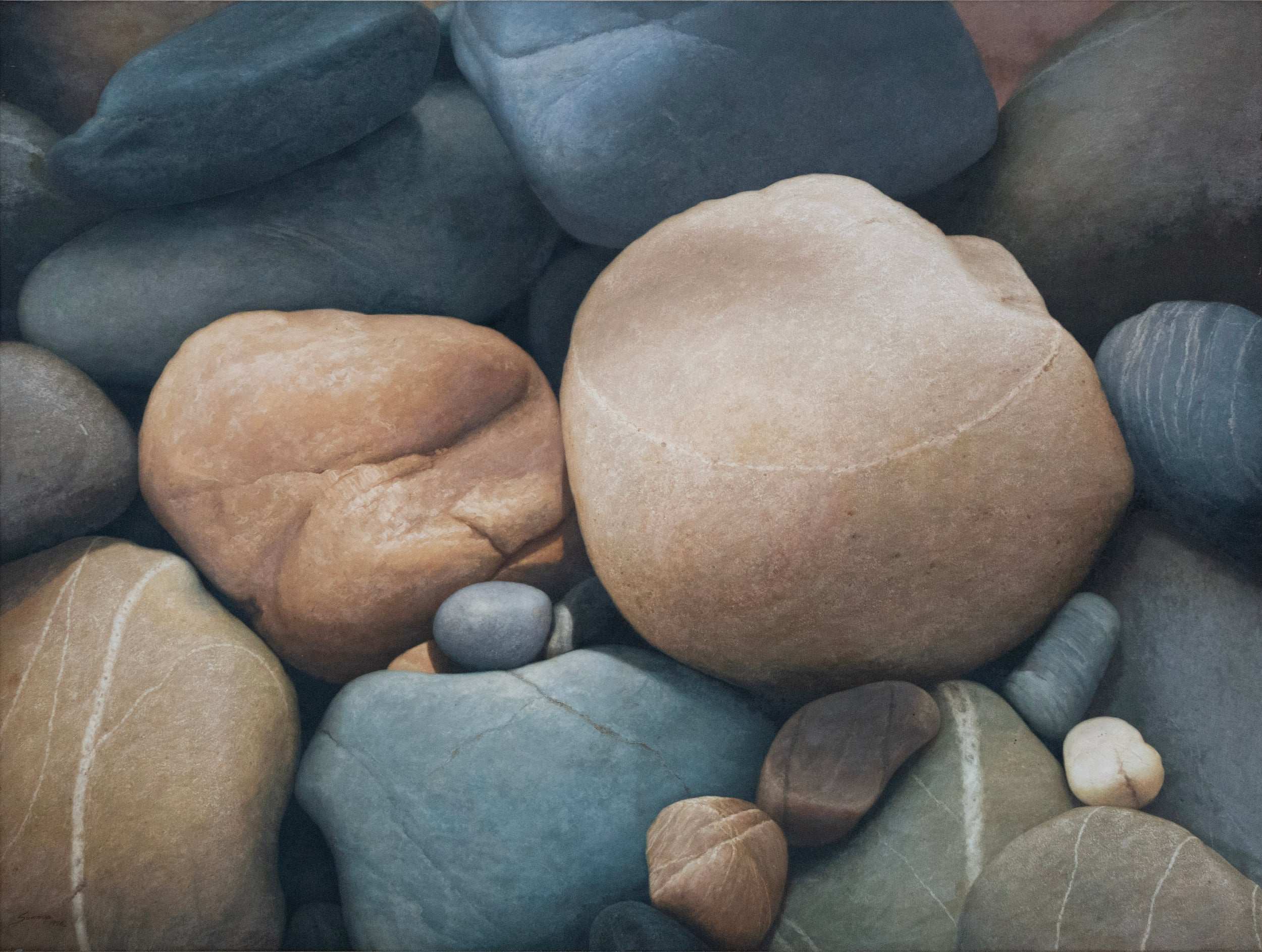 Sompop Budtarad, Untitled (Stones), 1996