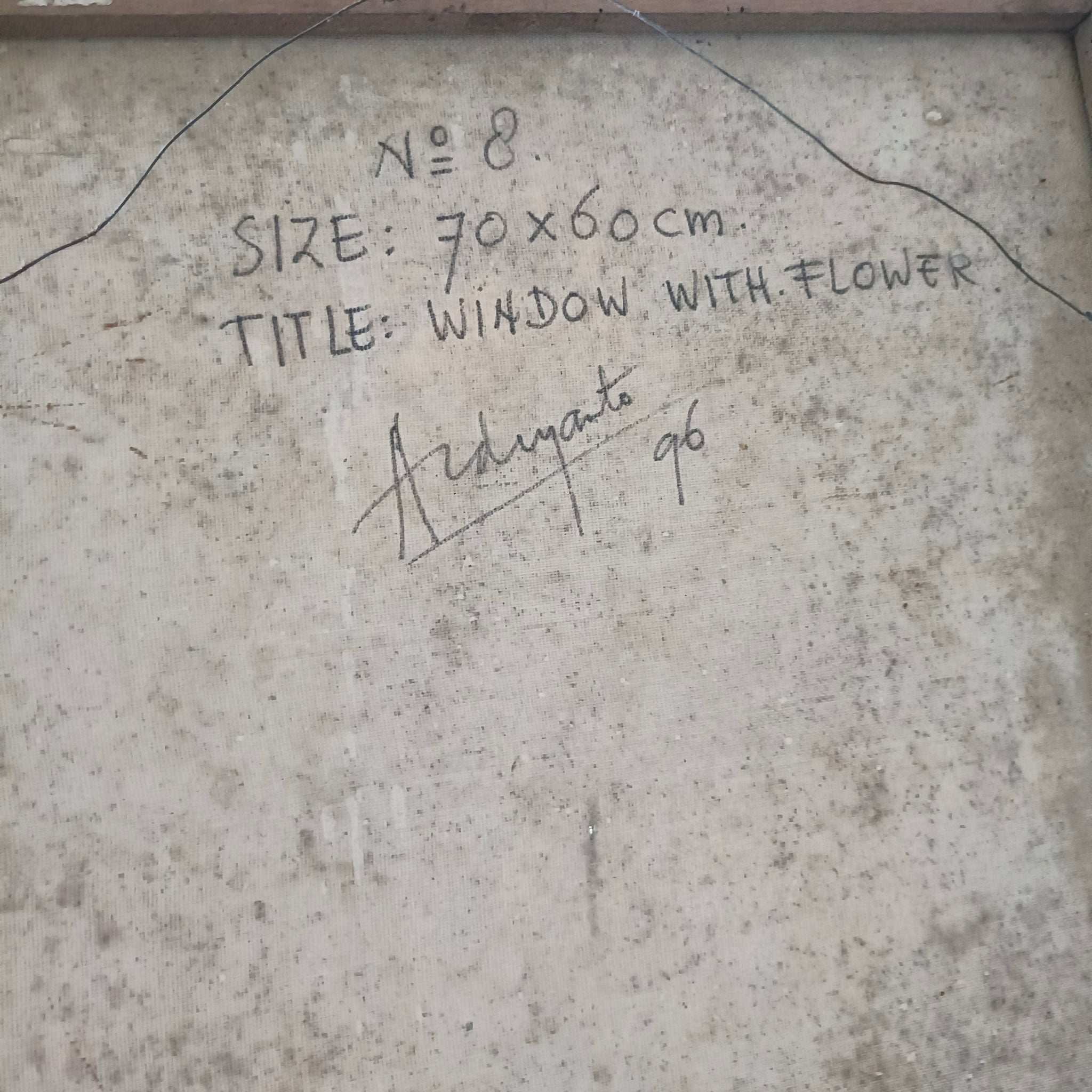 Ardiyanto Pranata, Window with Flower, 1996